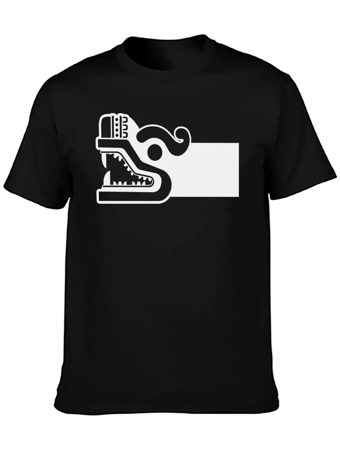 Aztec Serpent Head Tribal Symbol Stylish Everyday T-Shirt – Unisex Basic Cotton Tee