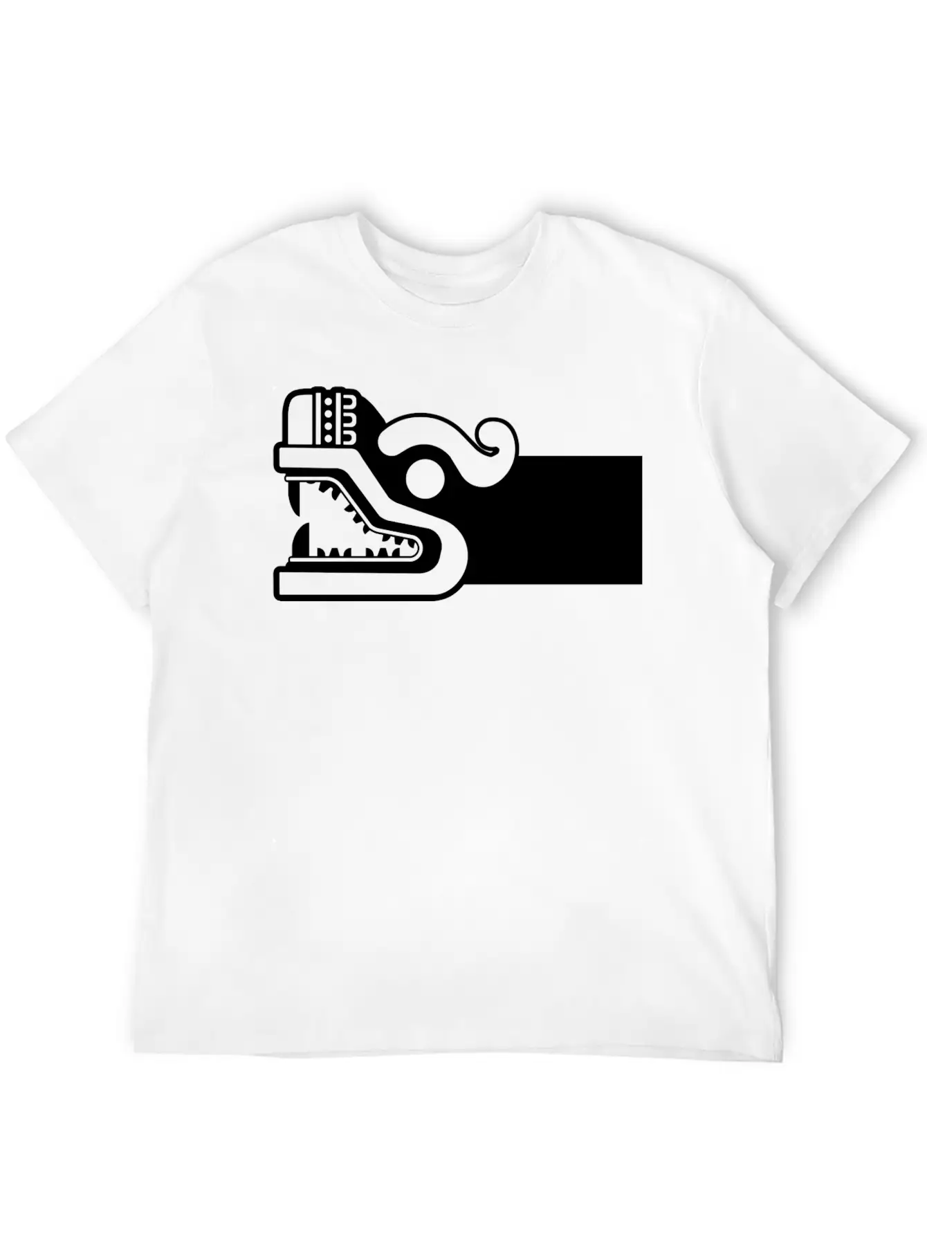Aztec Serpent Head Tribal Symbol Stylish Everyday T-Shirt – Unisex Basic Cotton Tee