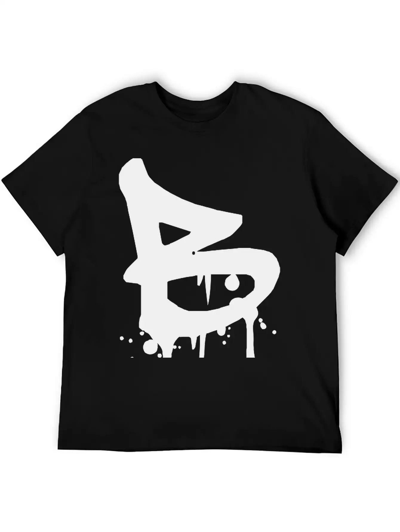 B Graffiti Drops Farbklex Blood Spray Stylish Everyday T-Shirt – Unisex Basic Cotton Tee