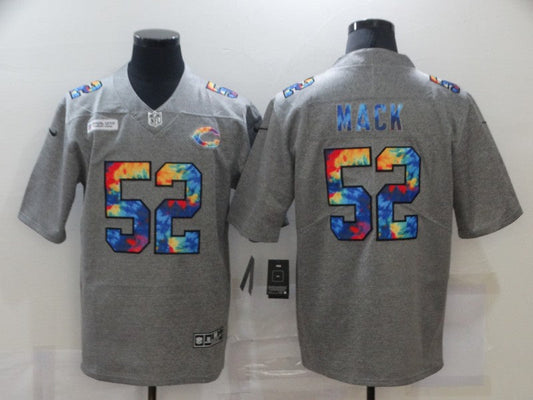 Men's Chicago Bears Khalil Mack #52 Gray Team Game Jerseys