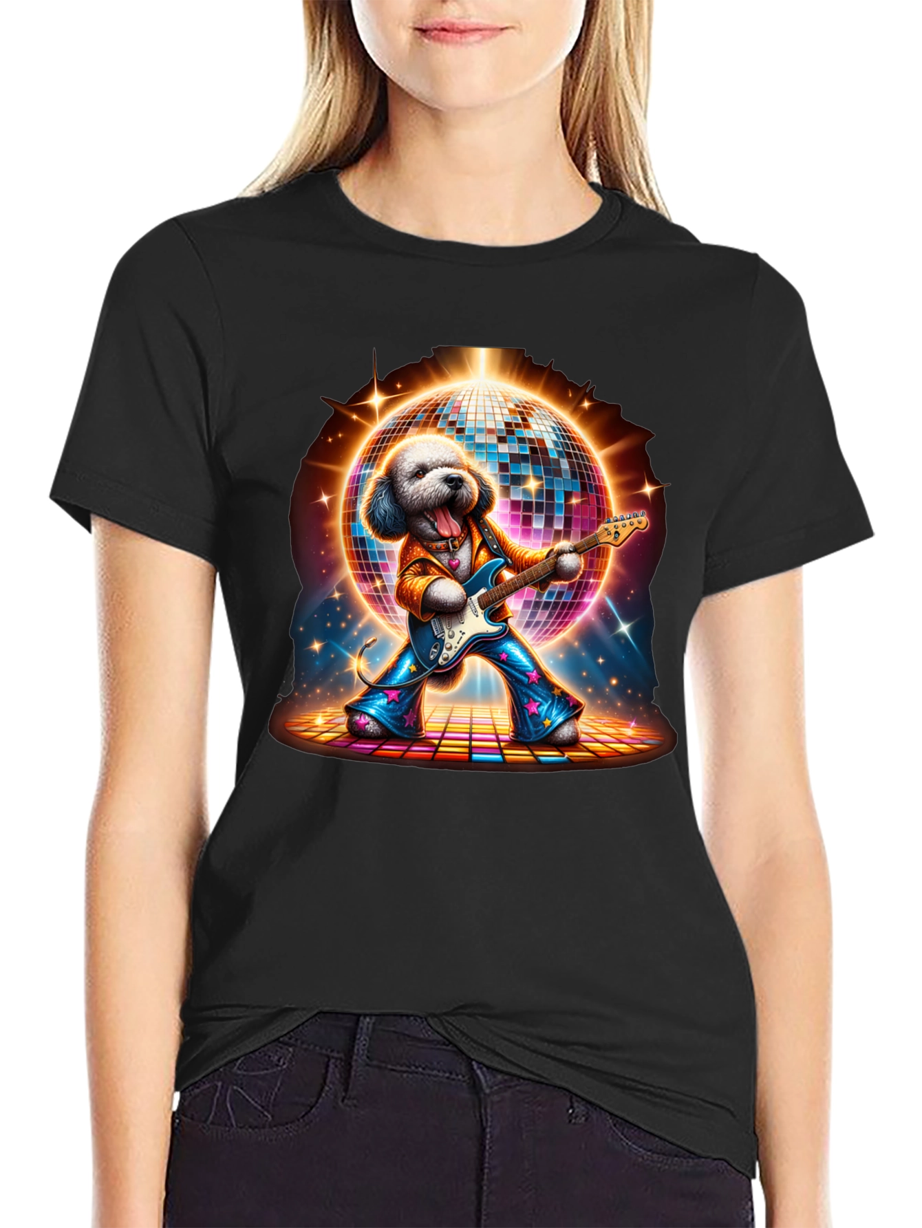 Disco Dog Guitarist T-Shirt