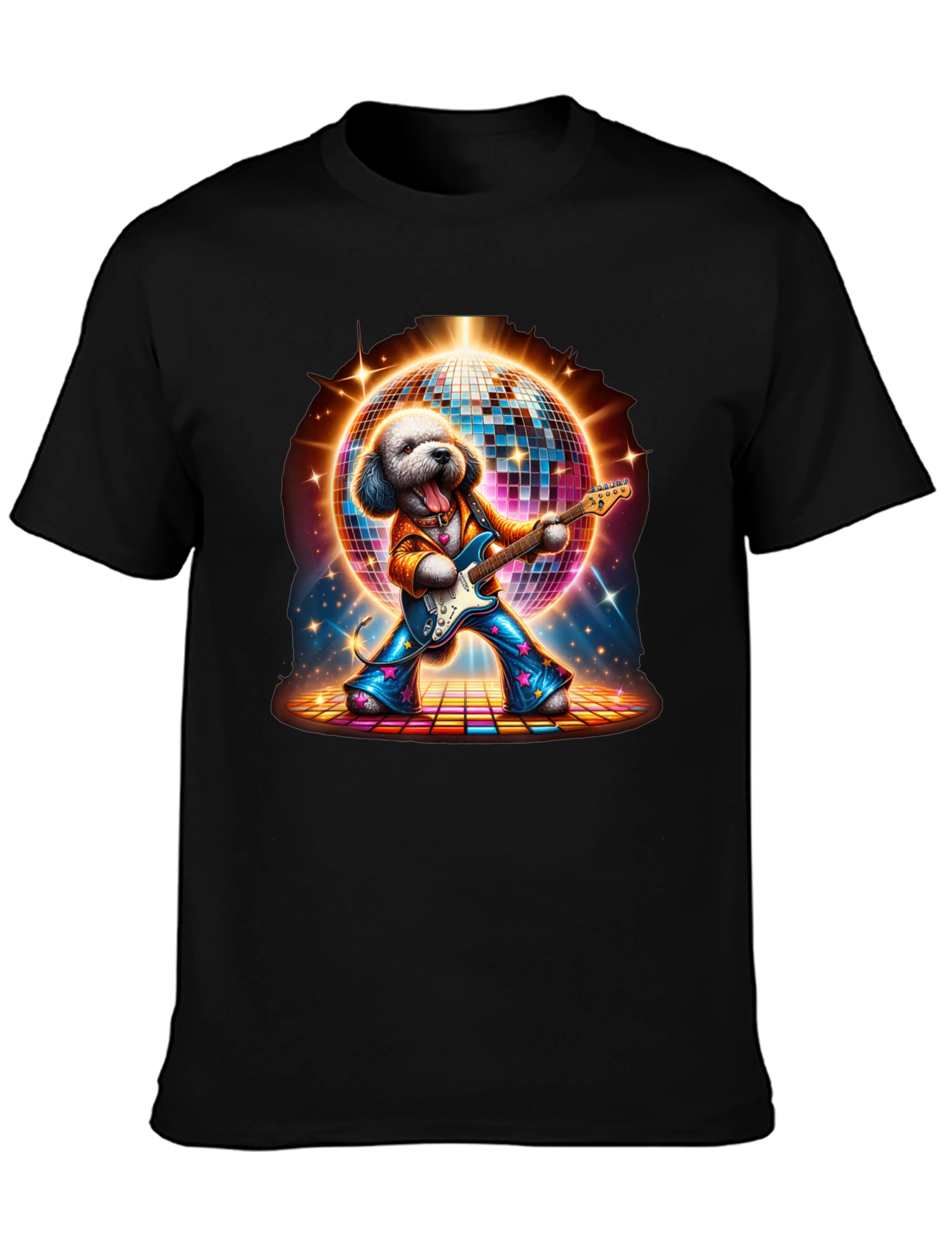 Disco Dog Guitarist T-Shirt