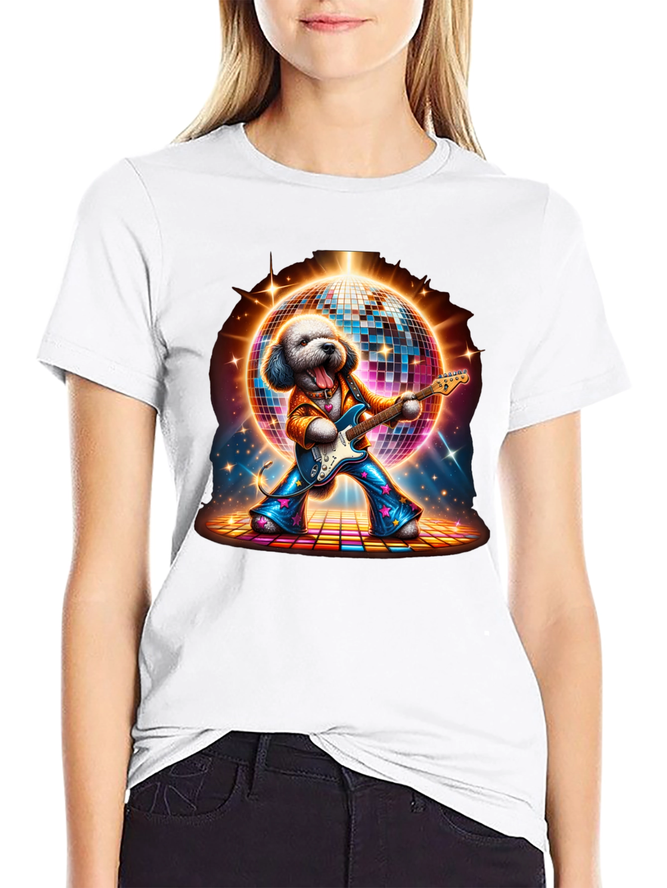 Disco Dog Guitarist T-Shirt