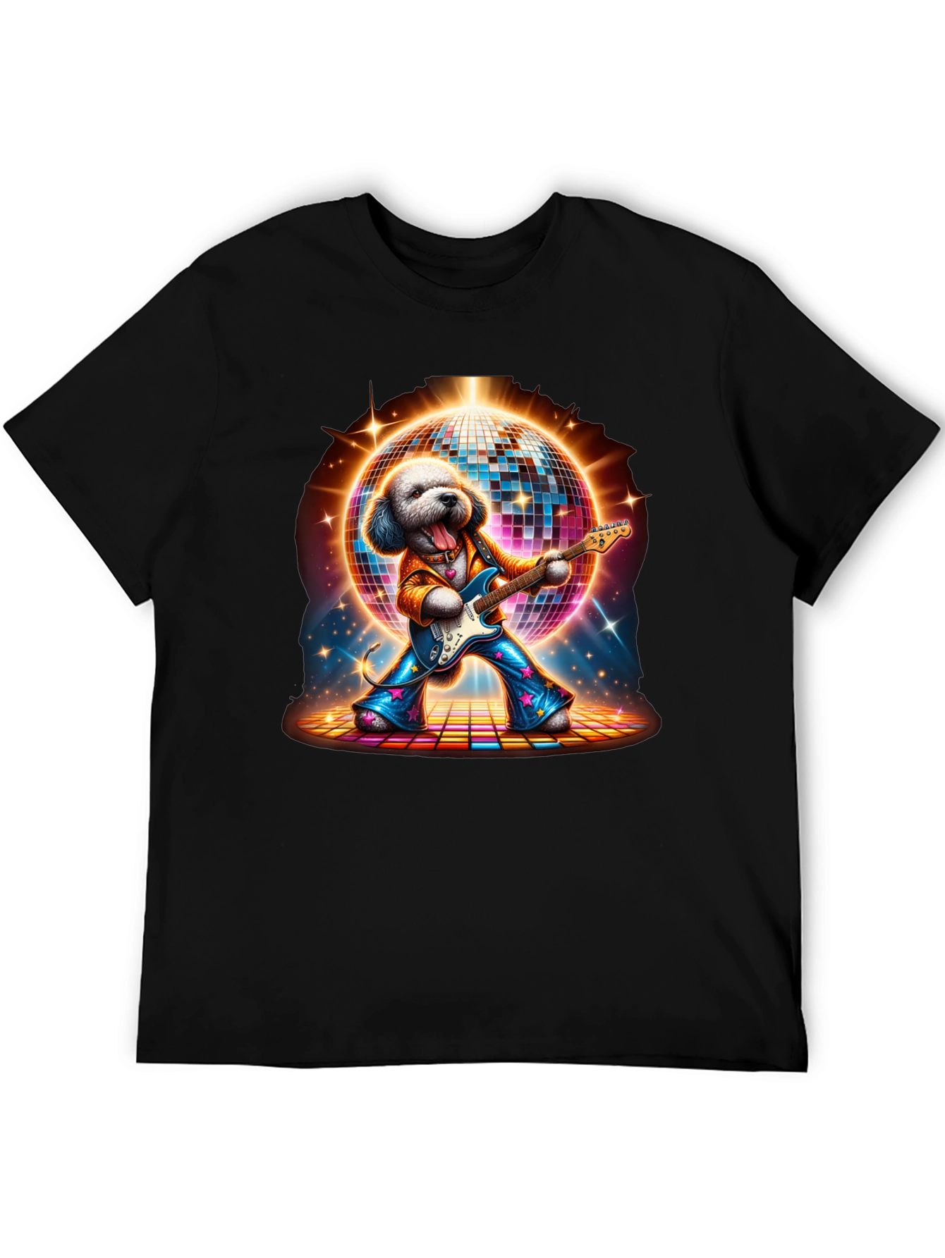 Disco Dog Guitarist T-Shirt
