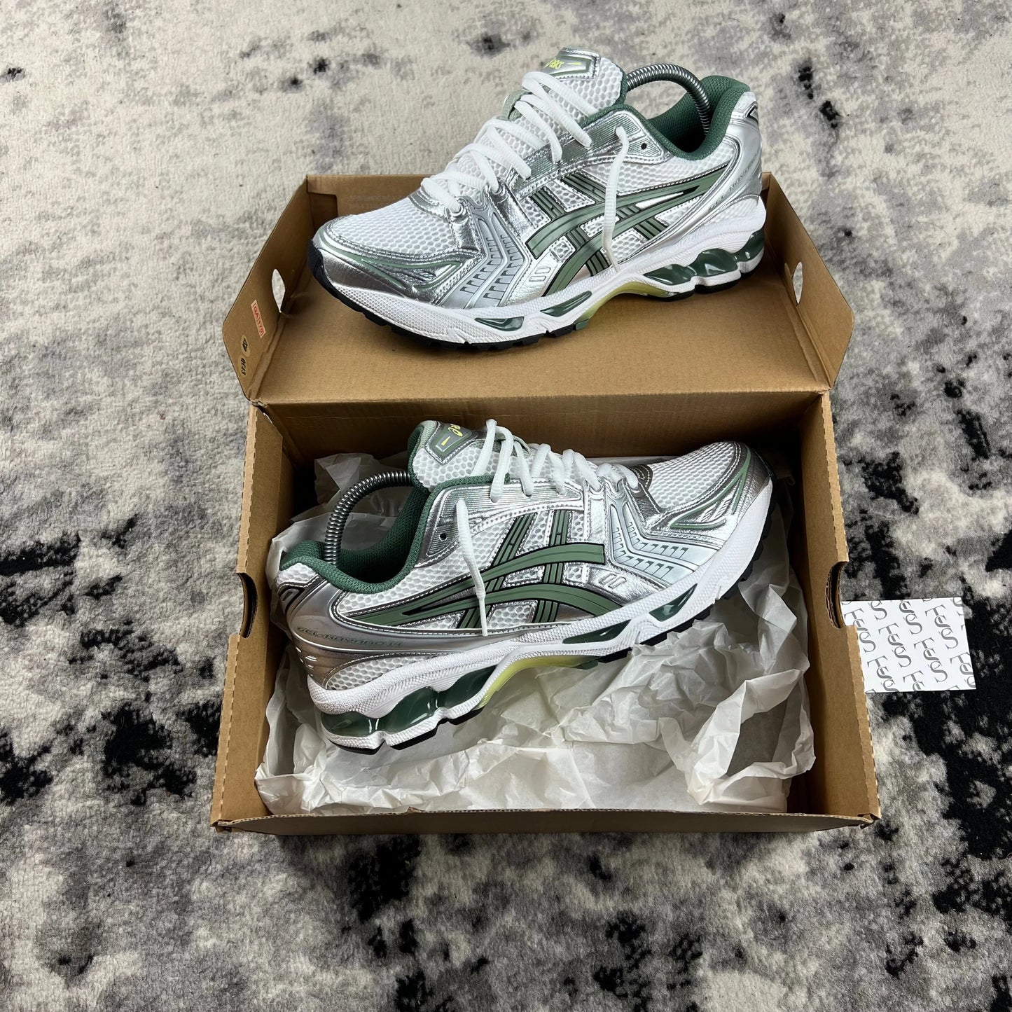 ASICS KAYANO 14 - SLATE GREY / WHITE