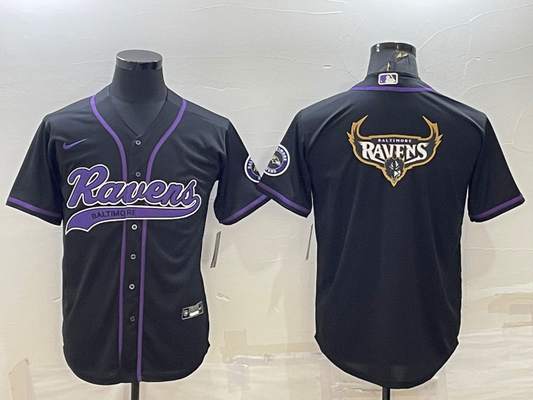 Men's Baltimore Ravens Black Game Jerseys