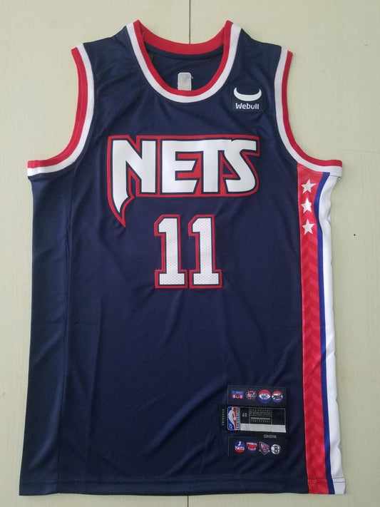 Men's Brooklyn Nets Kyrie Irving Navy 2021/22 Swingman Jerseys - City Edition