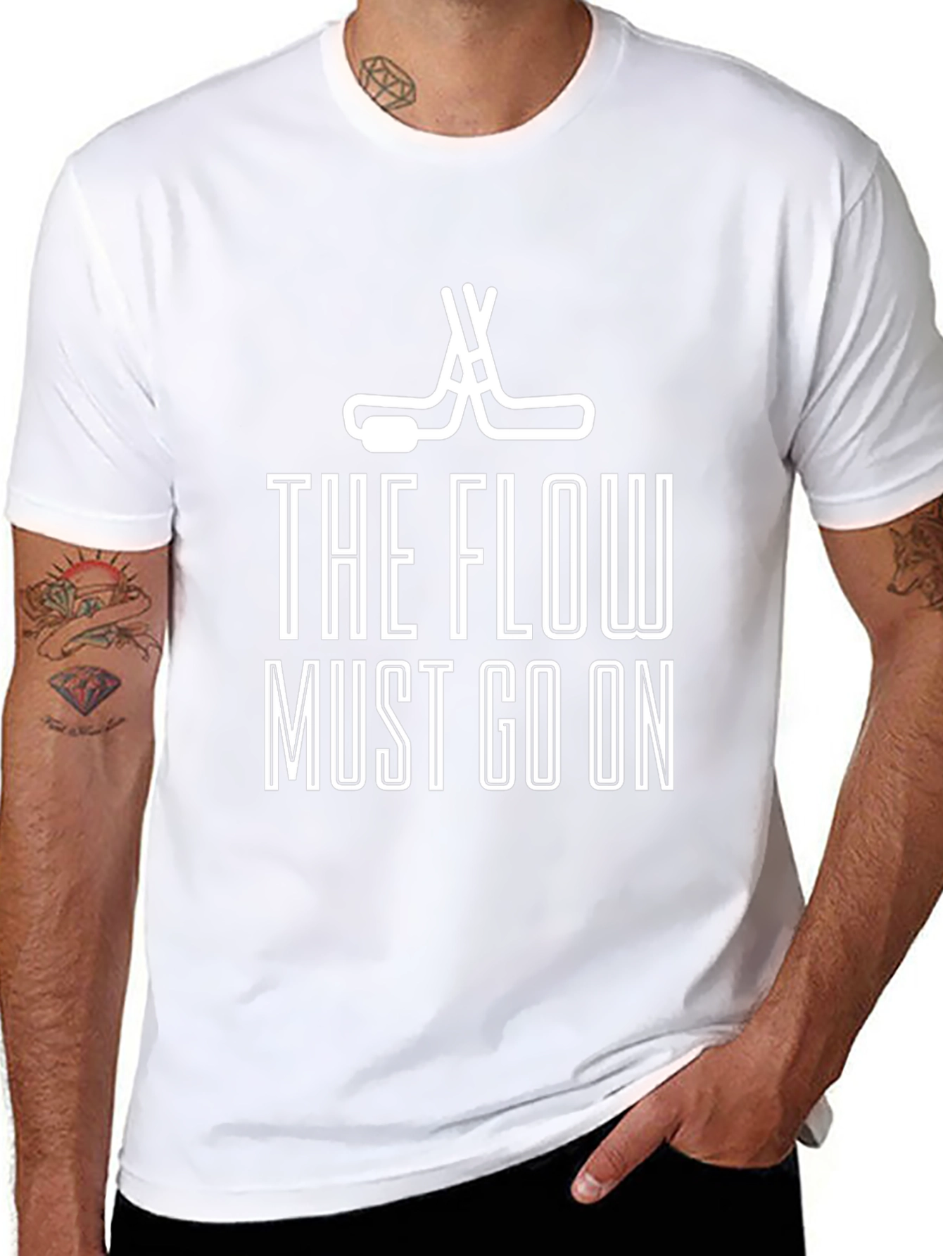 The Flow Must Go On Hockey T-Shirt