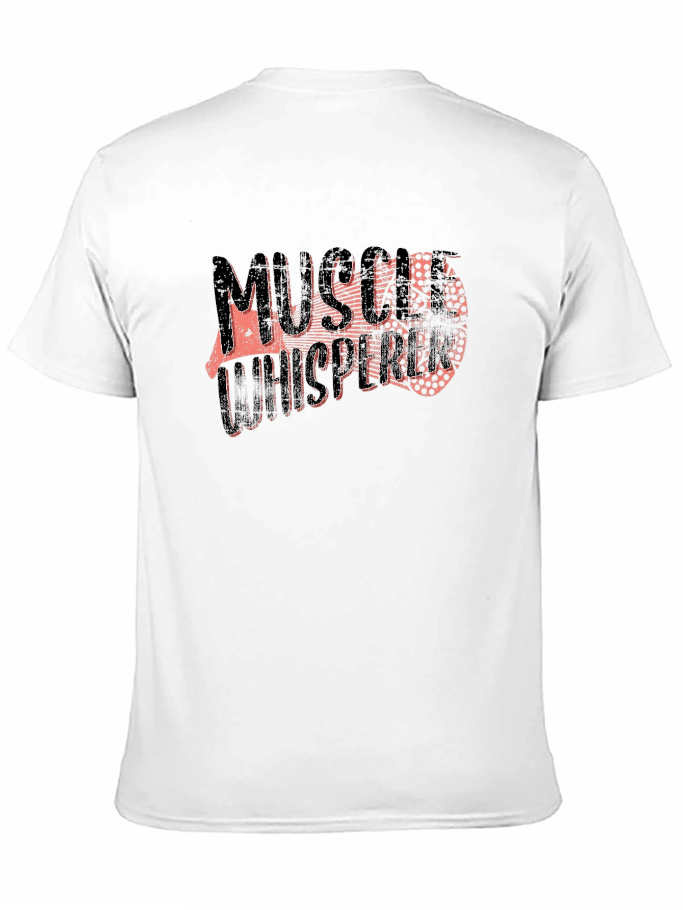 Muscle Whisperer Graphic T-Shirt - Black Fitness Apparel