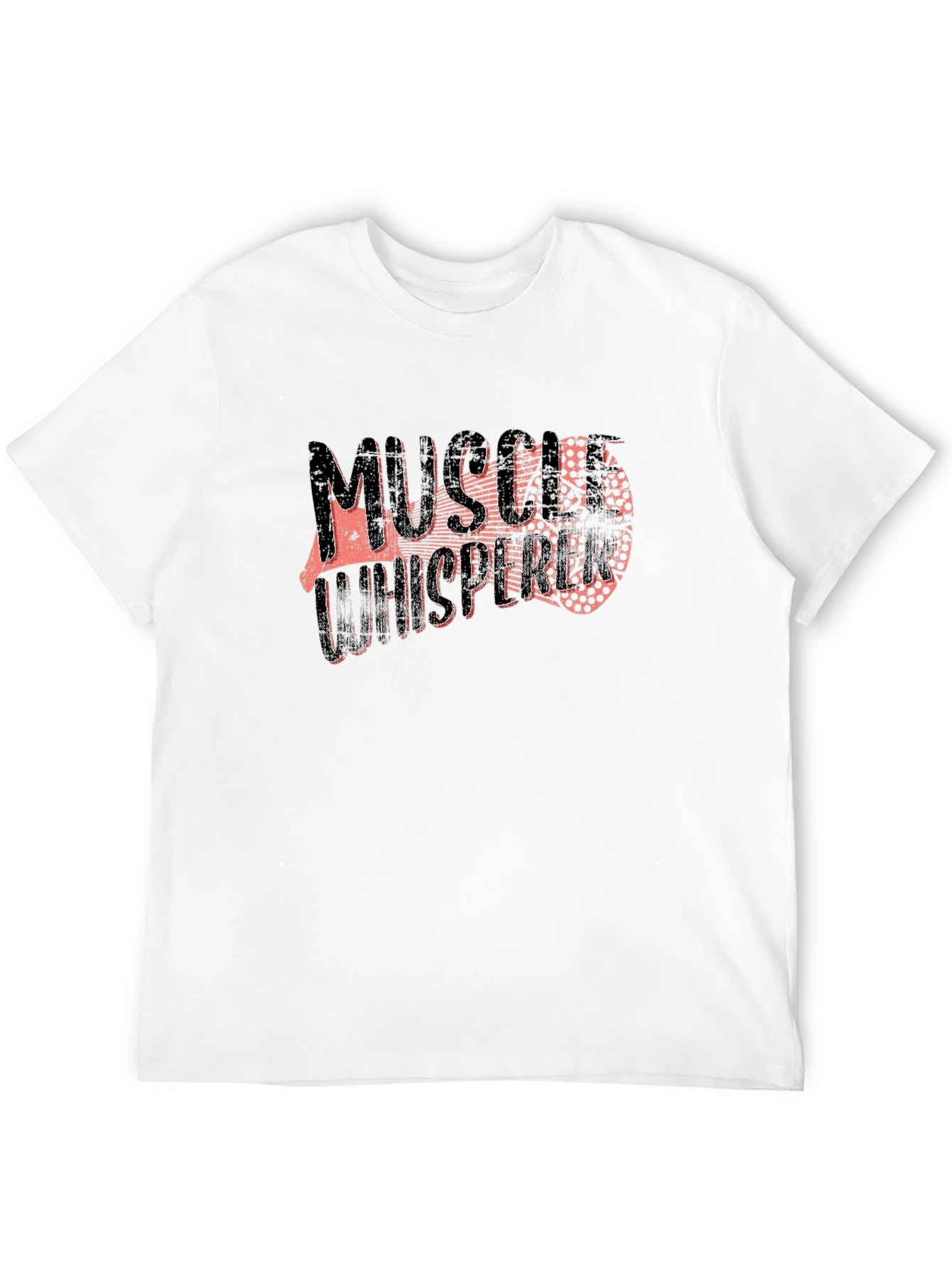 Muscle Whisperer Graphic T-Shirt - Black Fitness Apparel