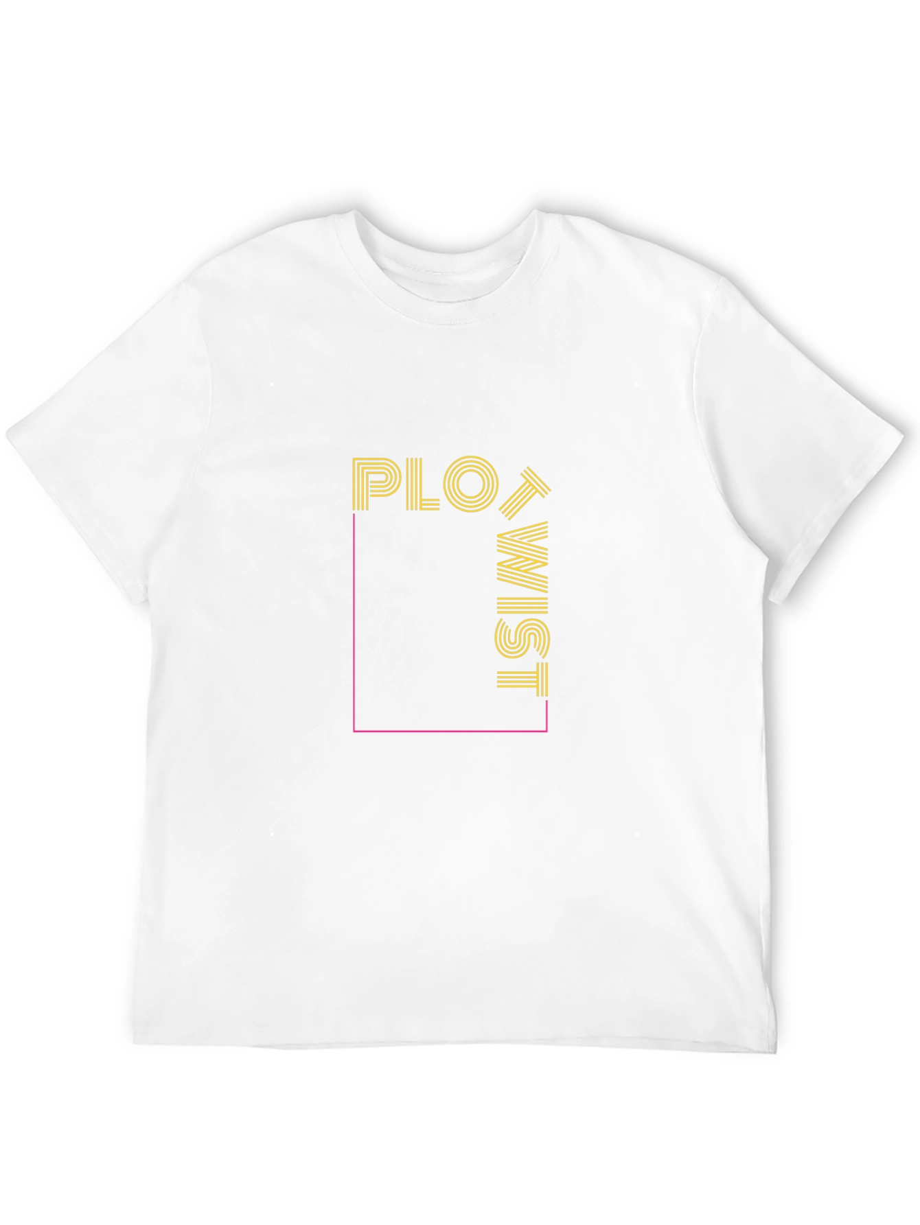 Plot Twist Graphic Tee - Trendy Novelty Design