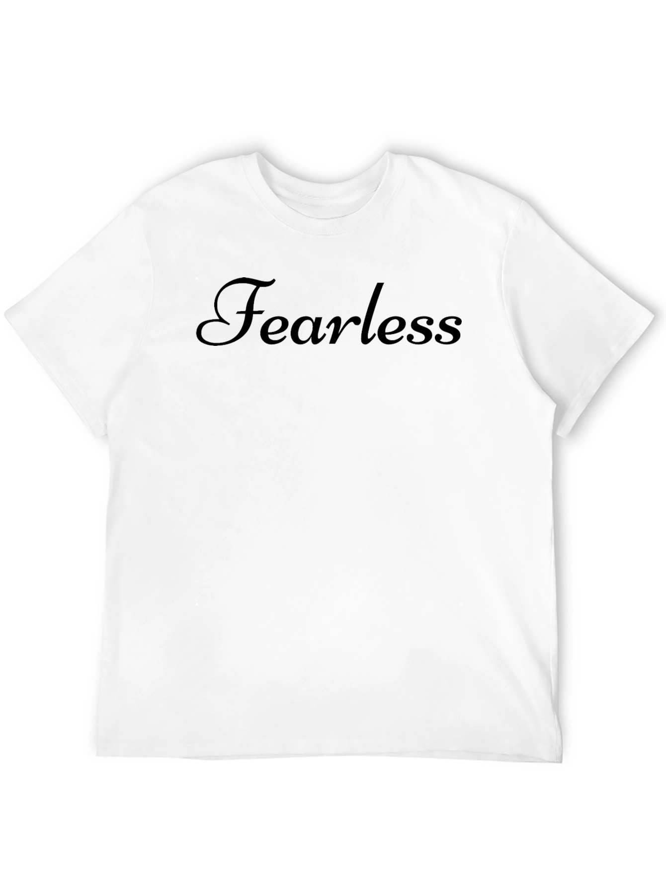 Fearless Black Crew Neck T-Shirt