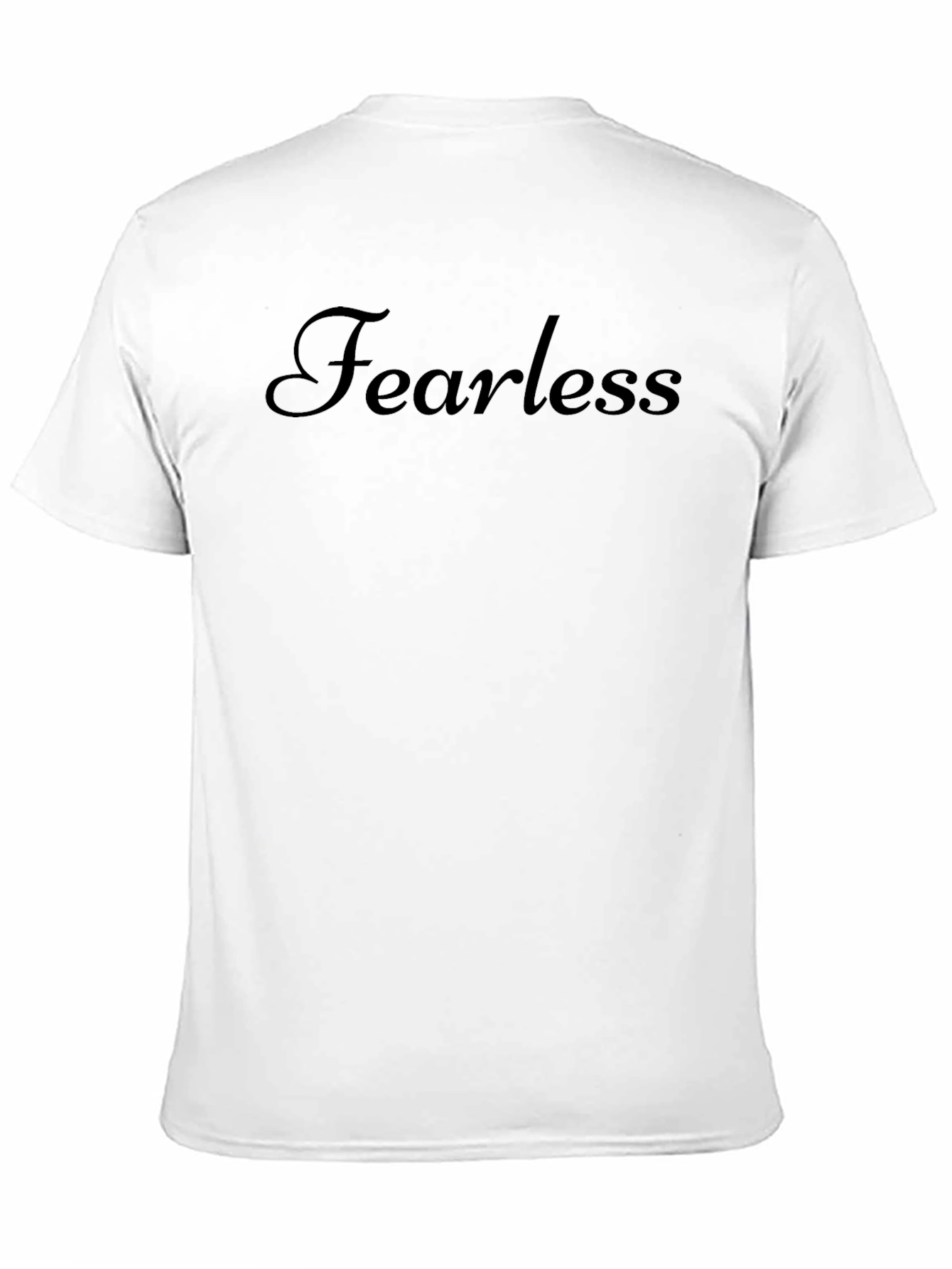 Fearless Black Crew Neck T-Shirt