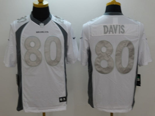 Men's Denver Broncos Julius Thomas #80 White Game Jerseys