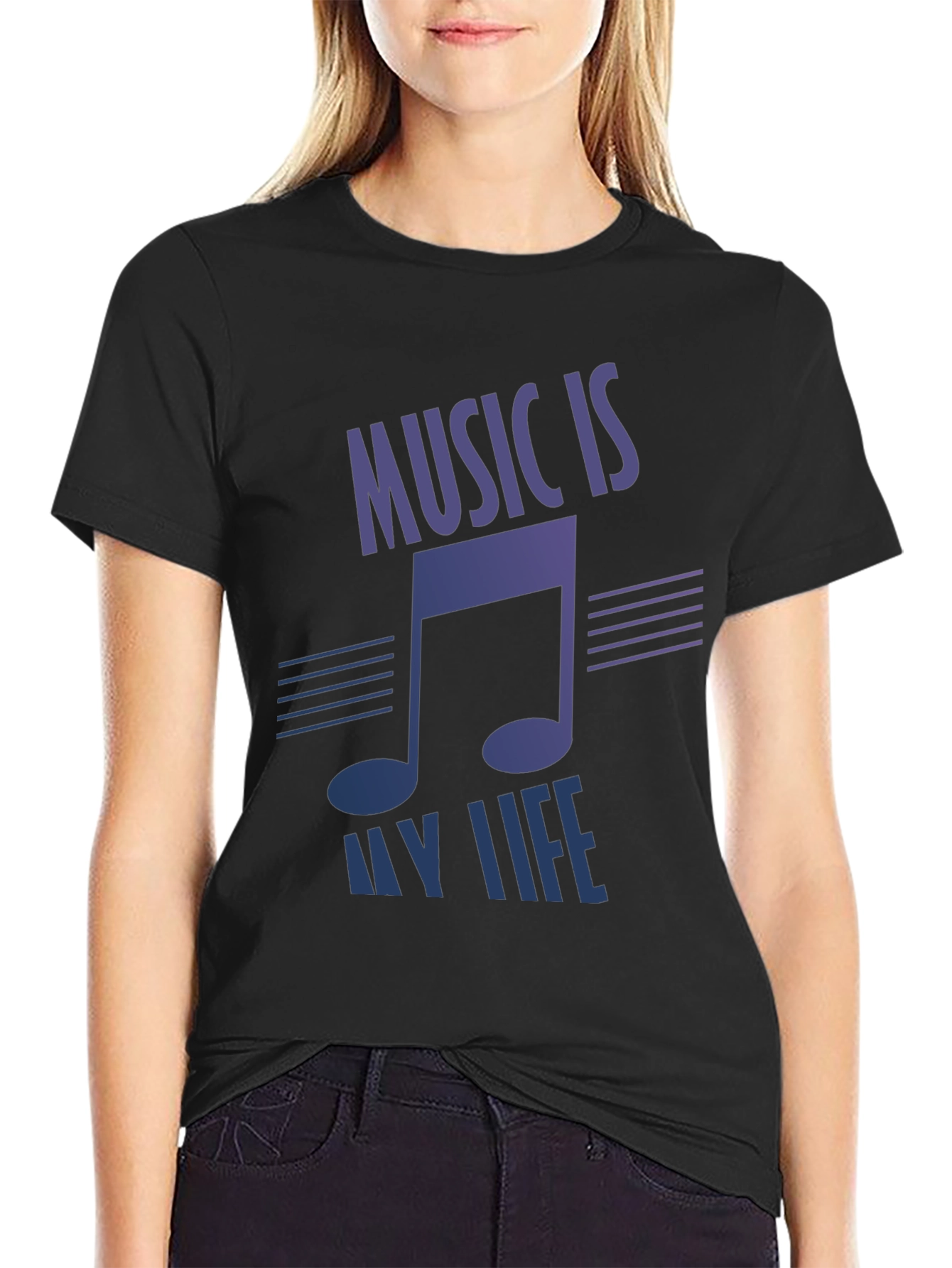 Music Is My Life Graphic T-Shirt
