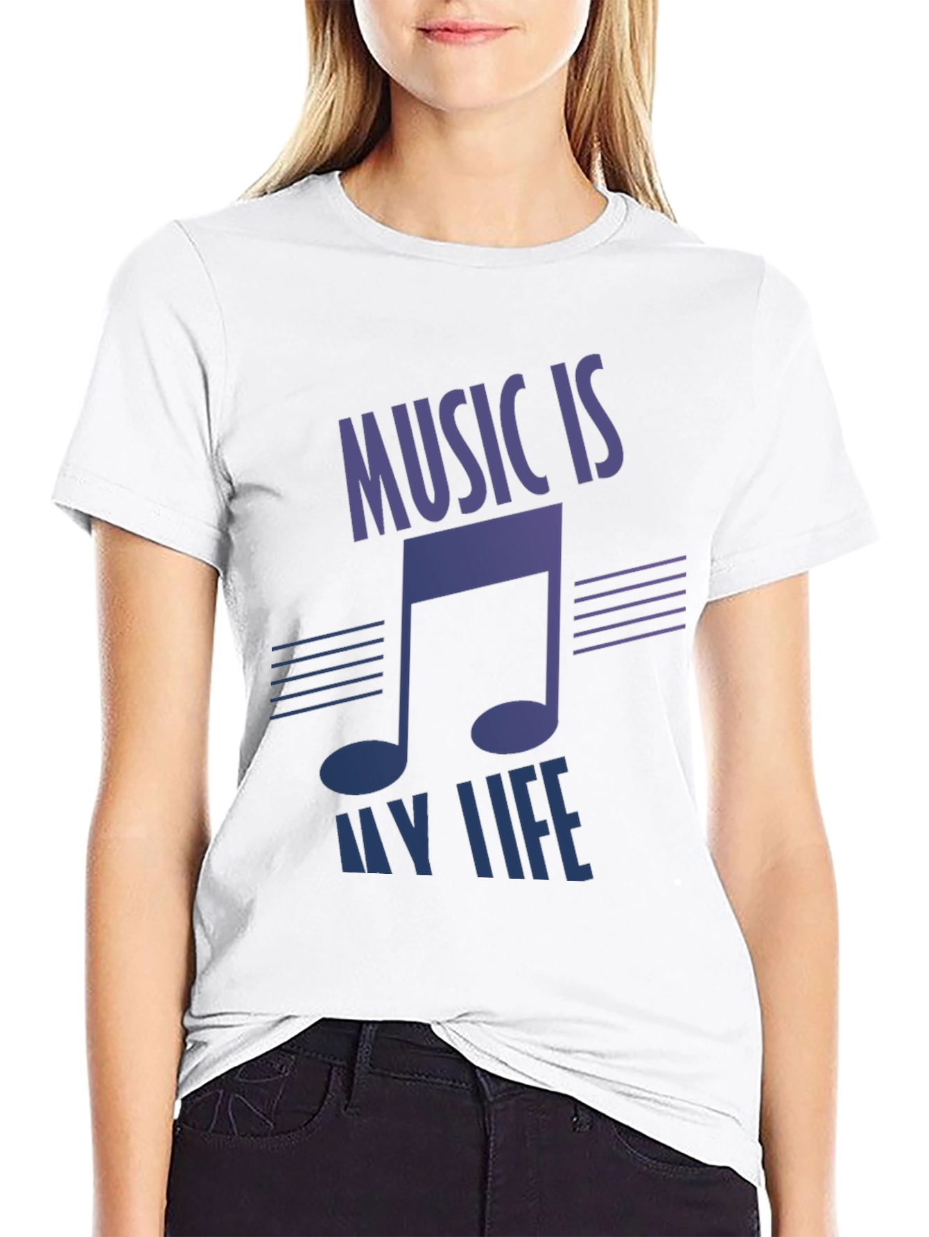 Music Is My Life Graphic T-Shirt