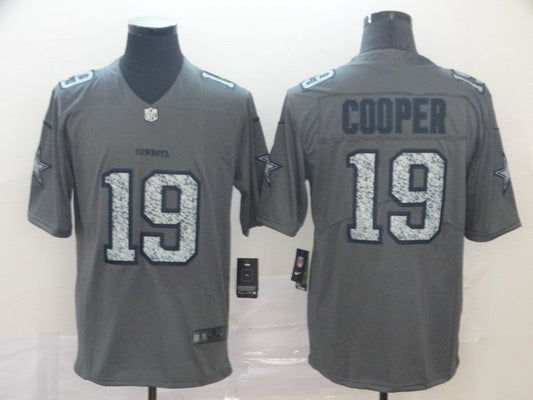 Men's Dallas Cowboys Amari Cooper #19 Gray Player Game Jerseys