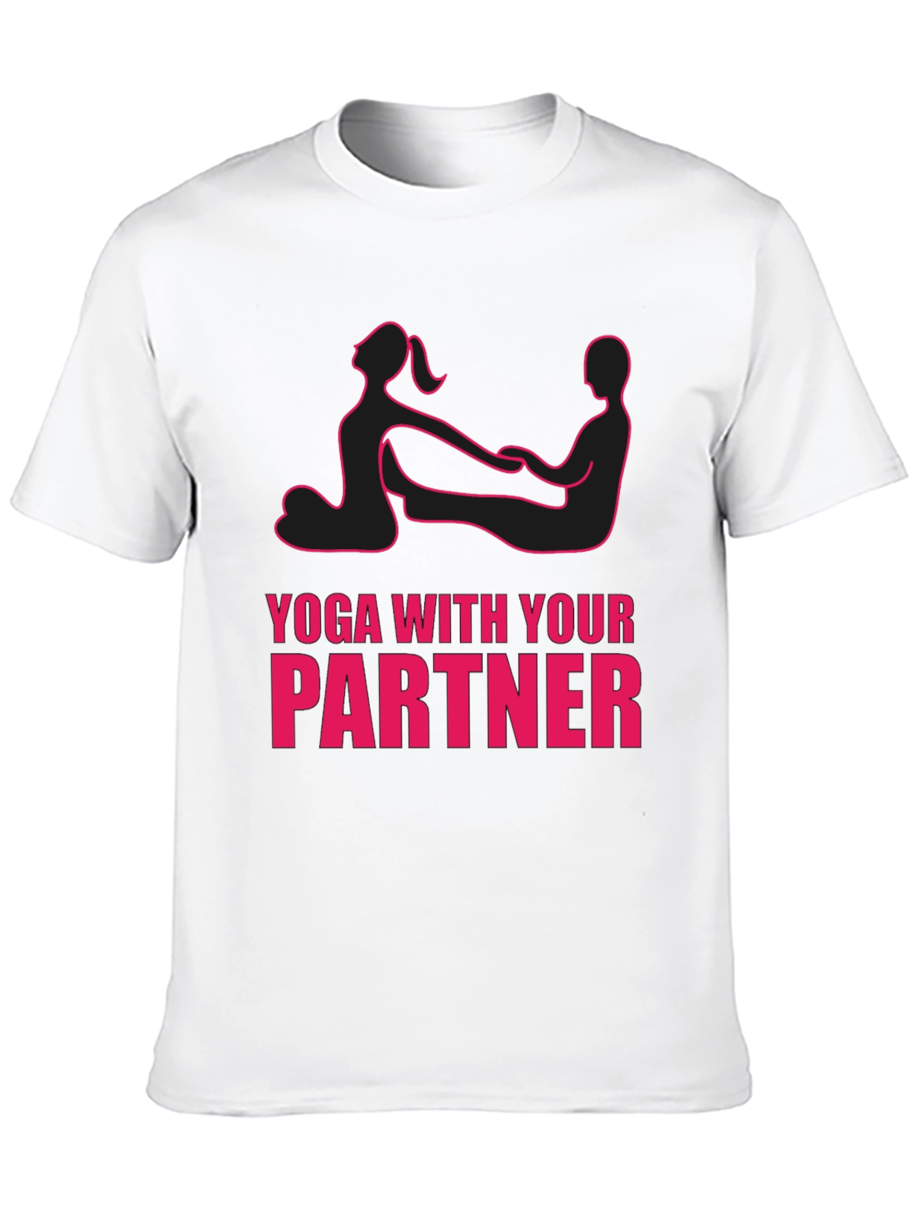 Yoga with Your Partner Funny Graphic Tee