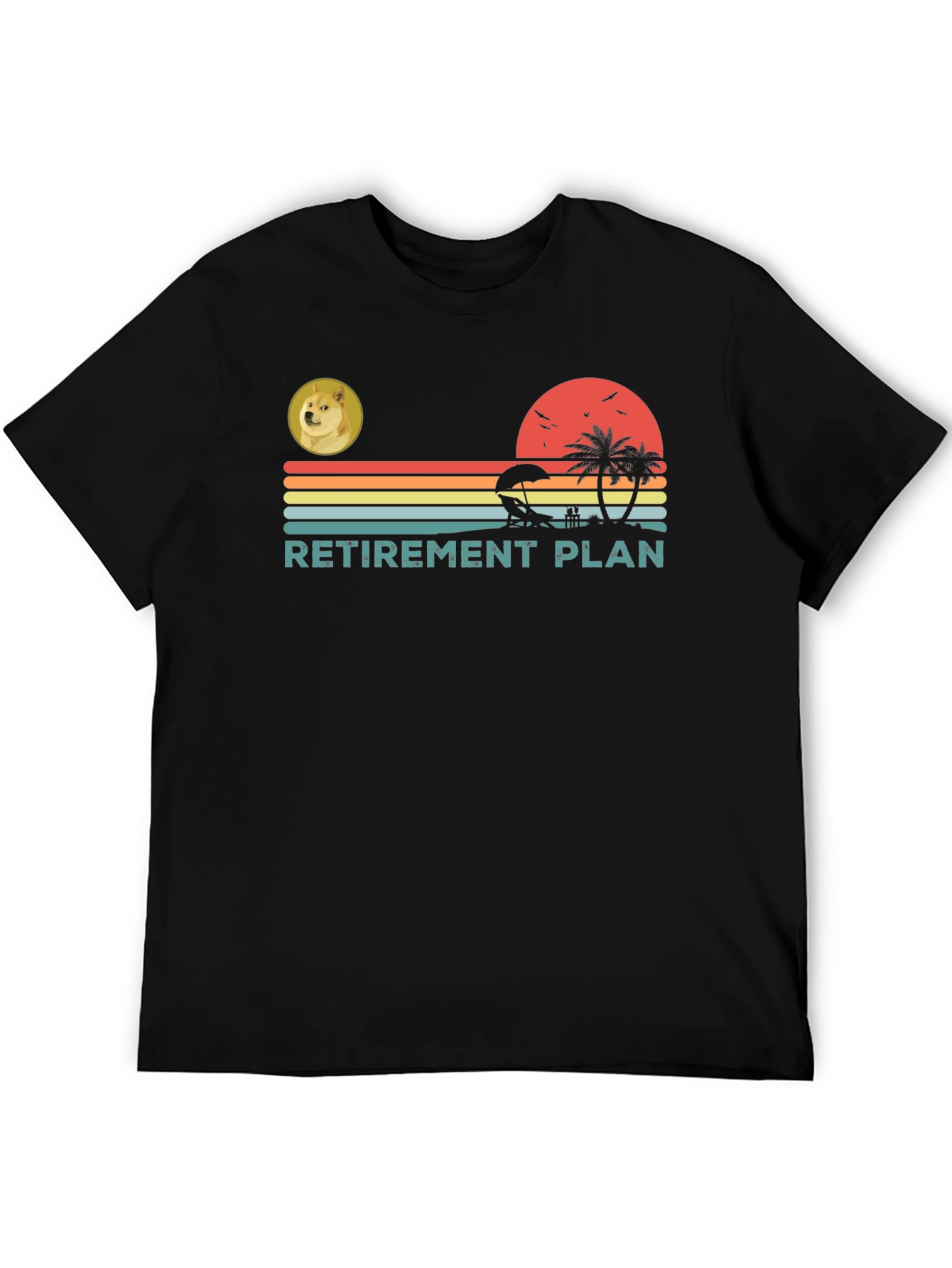 Retirement Plan Palm Tree T-Shirt
