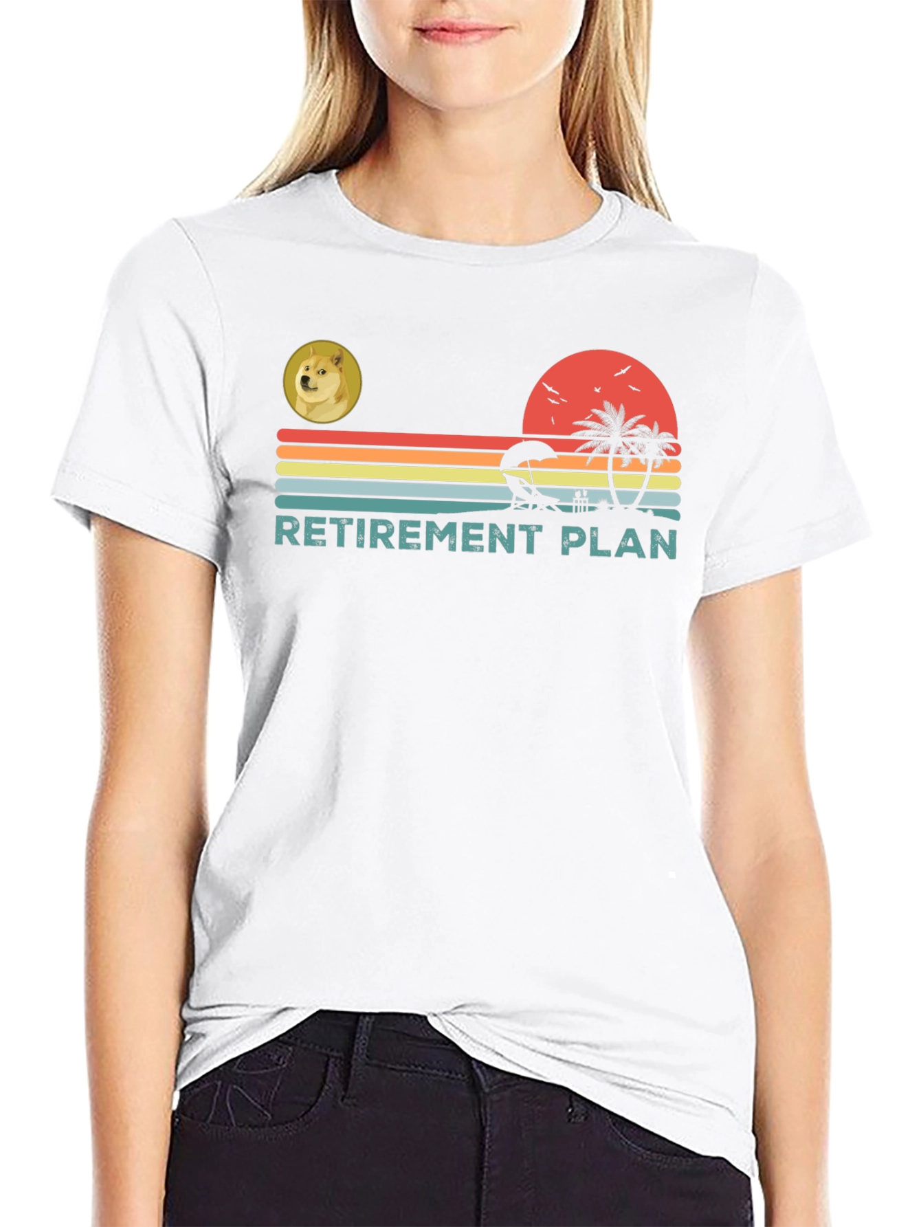 Retirement Plan Palm Tree T-Shirt