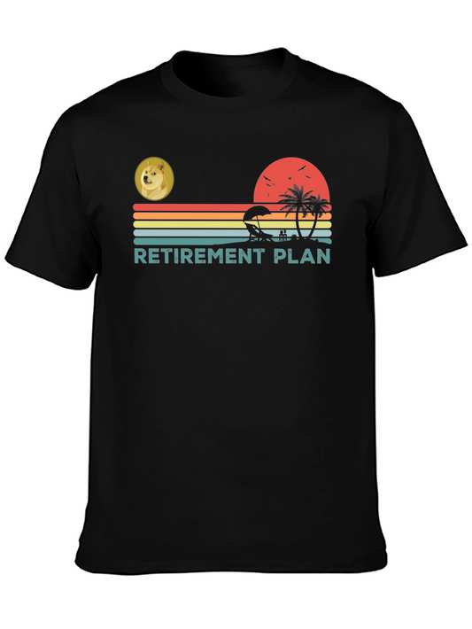 Retirement Plan Palm Tree T-Shirt