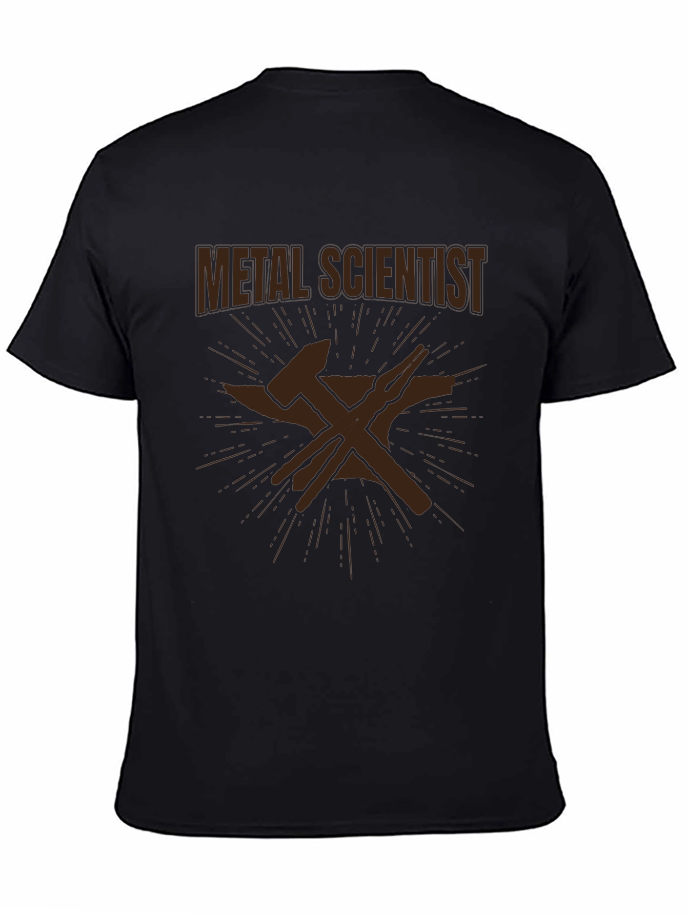 Metal Scientist T-Shirt - Black Graphic Tee