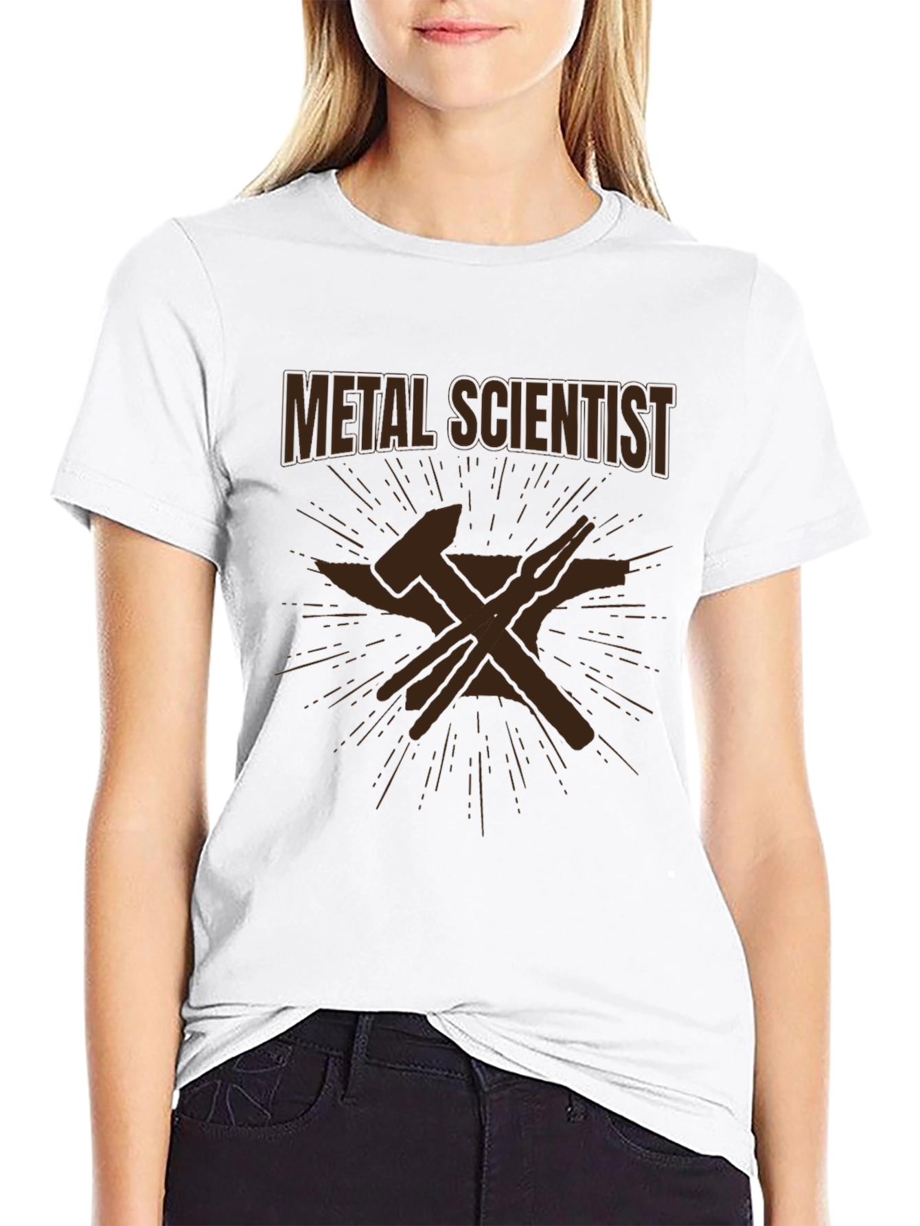 Metal Scientist T-Shirt - Black Graphic Tee