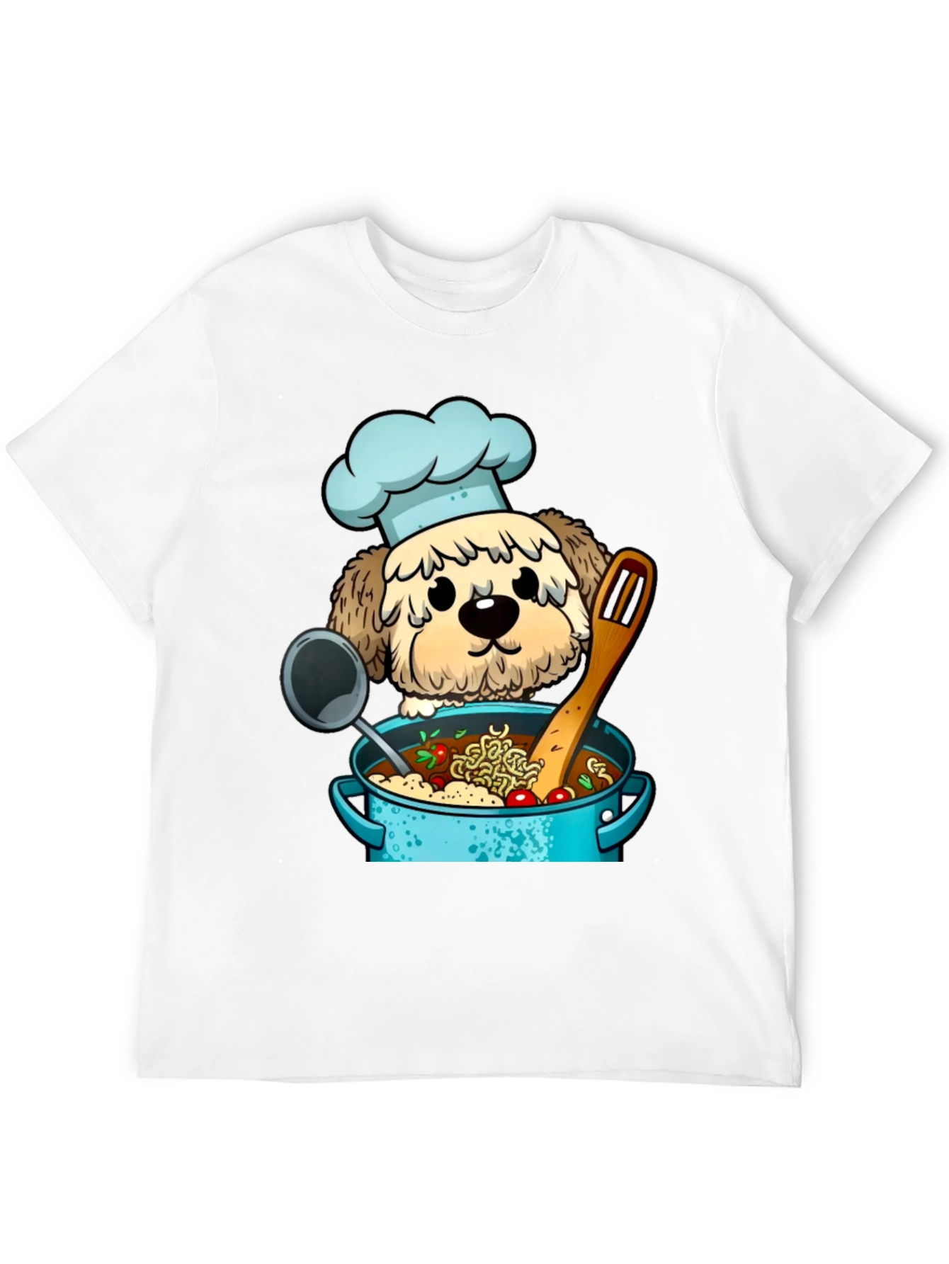 Chef Dog Cartoon T-Shirt