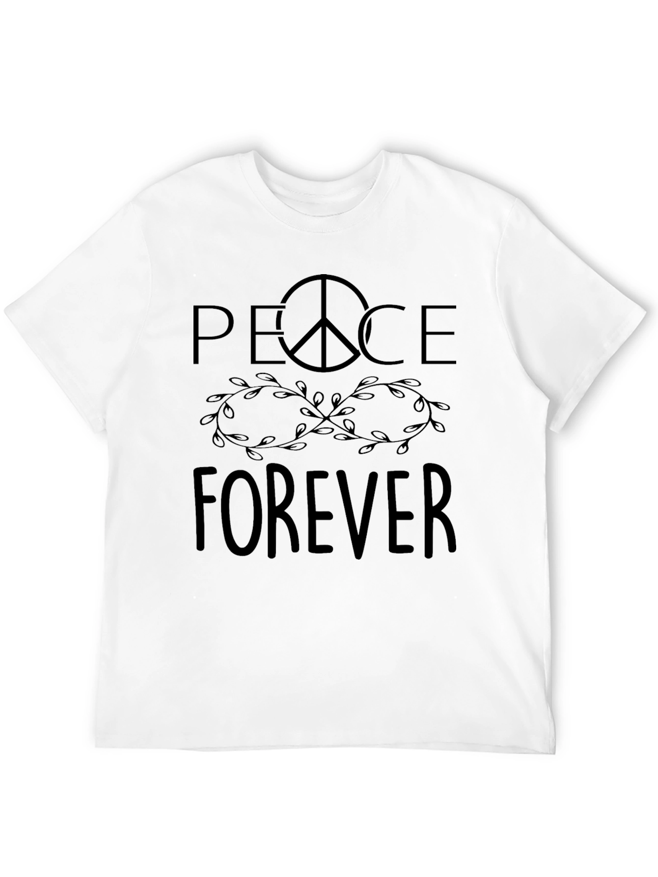 Peace Forever Graphic Tee - Stylish Comfort