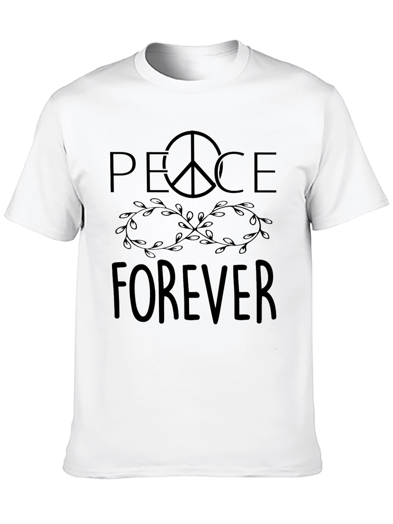 Peace Forever Graphic Tee - Stylish Comfort