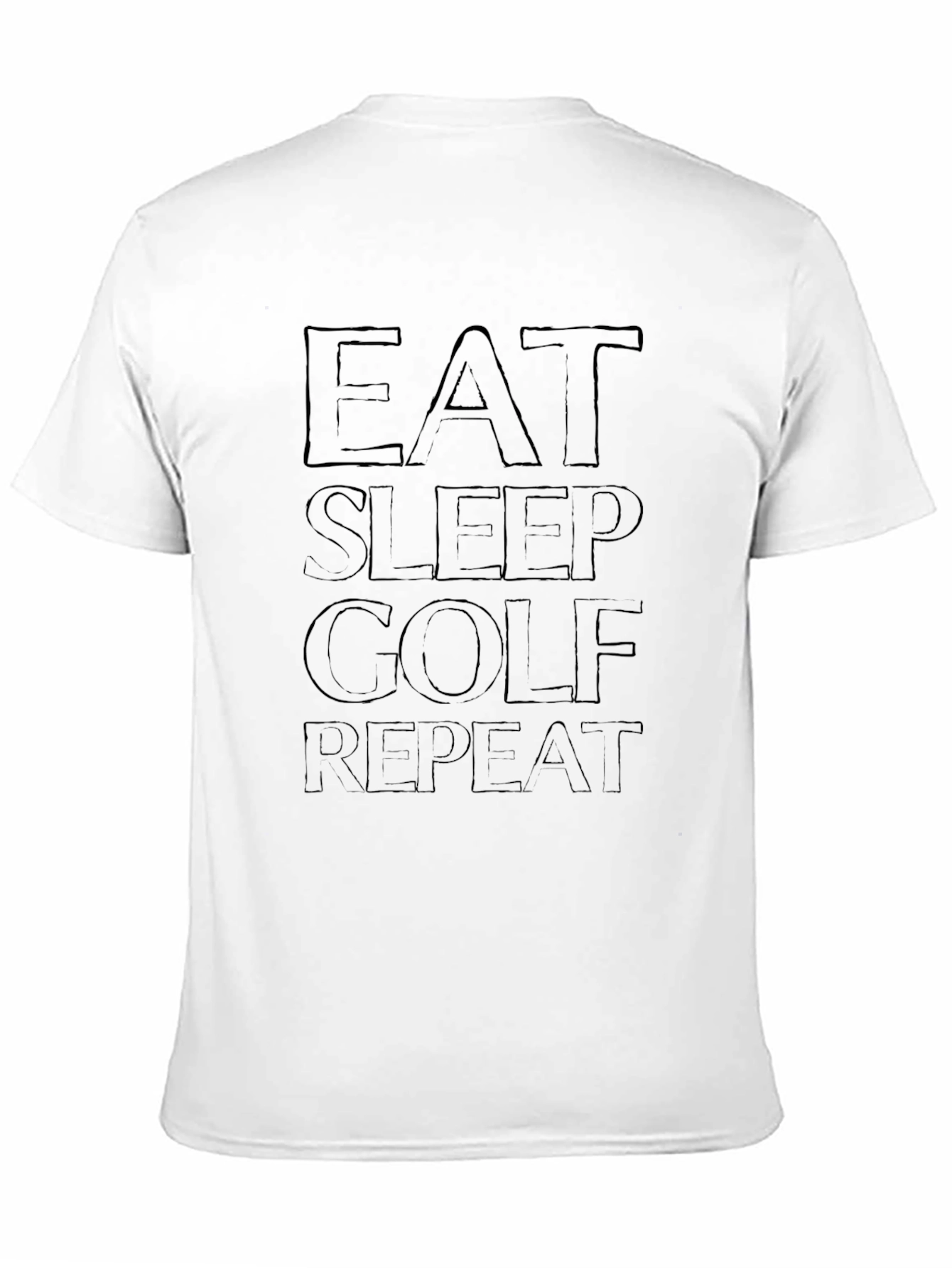 Eat Sleep Golf Repeat Graphic T-Shirt