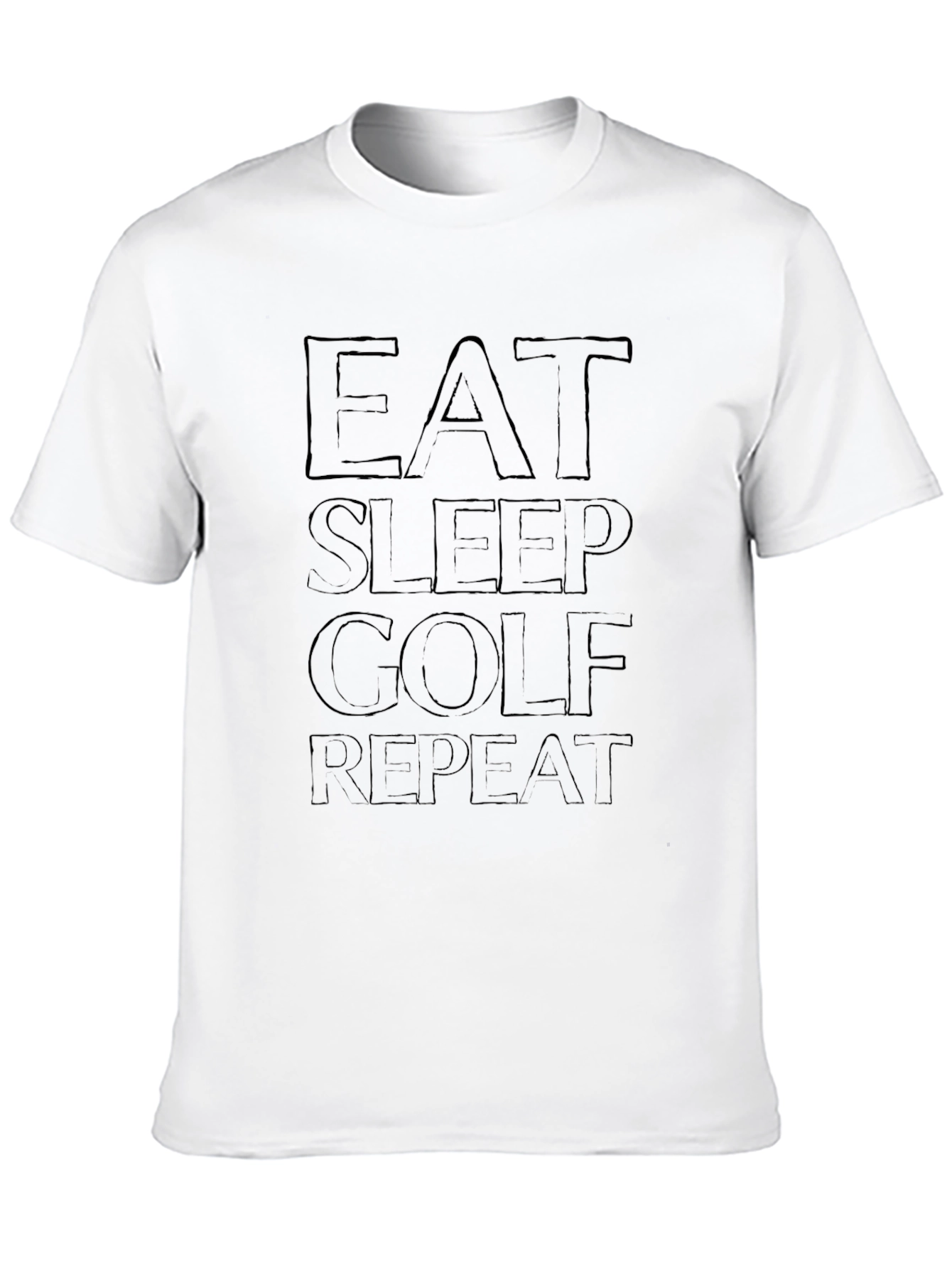 Eat Sleep Golf Repeat Graphic T-Shirt