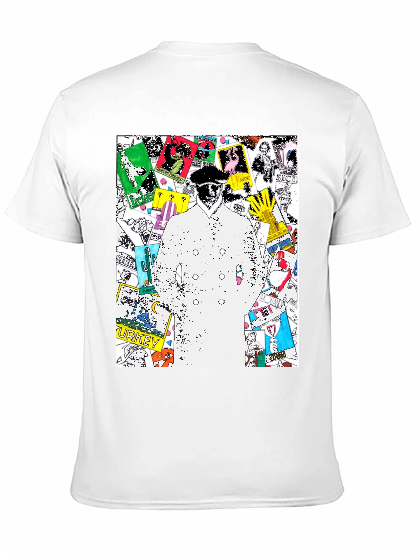 Trendy Graphic Tee - Illustrated World Tour