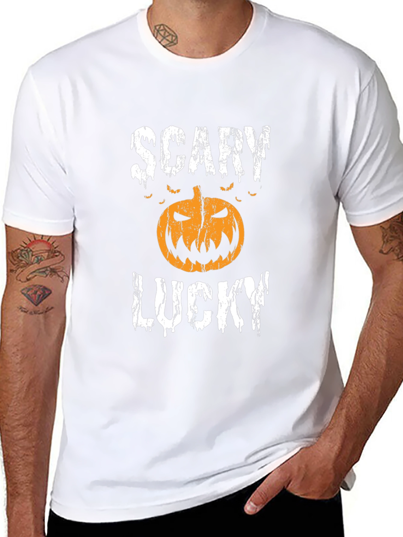 Scary Lucky Halloween Graphic Tee