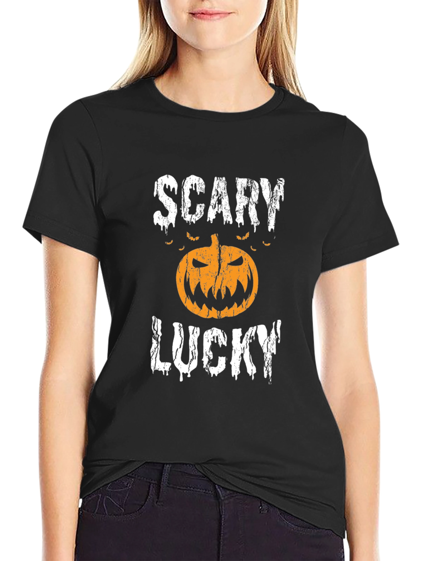 Scary Lucky Halloween Graphic Tee