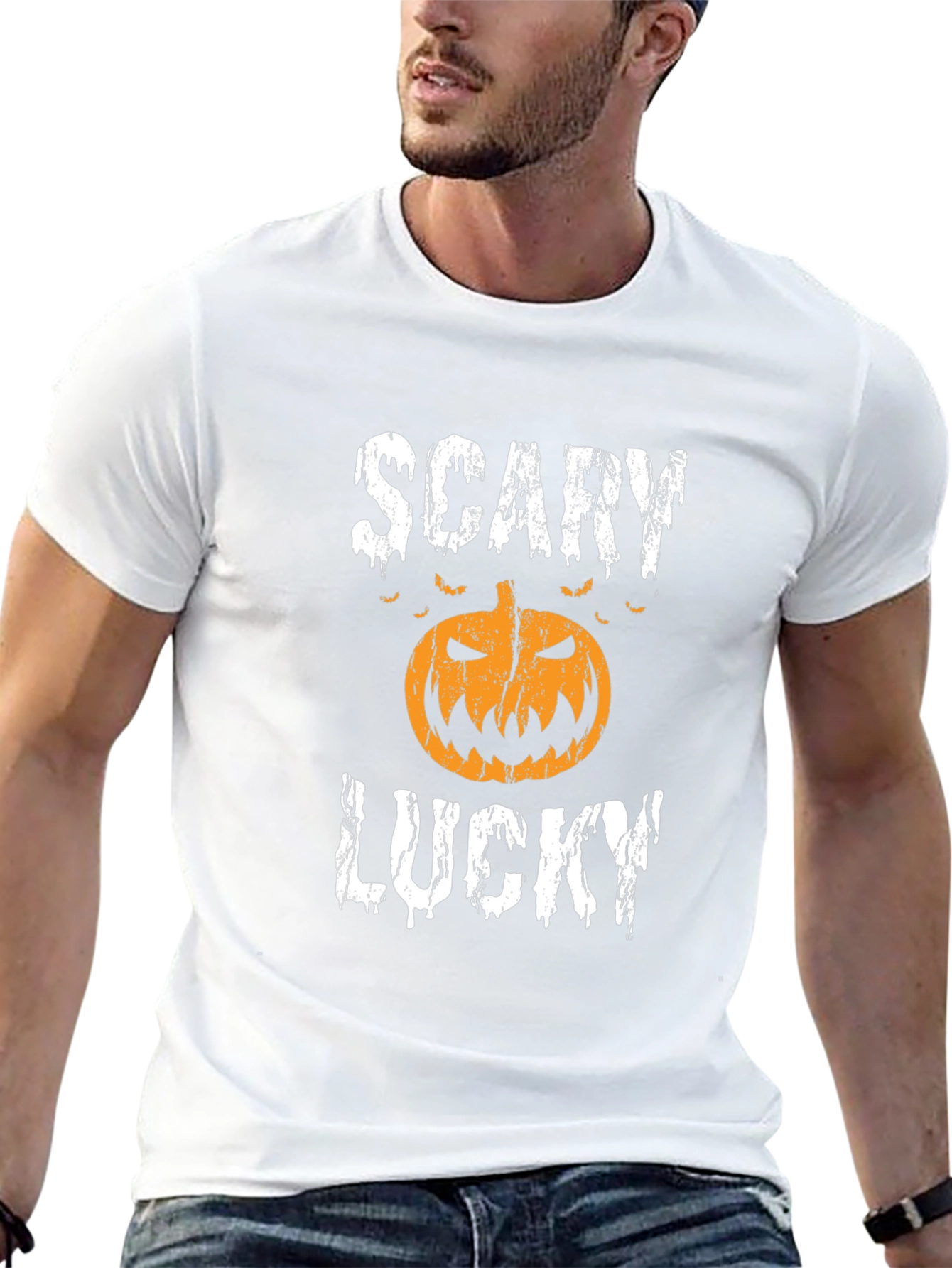 Scary Lucky Halloween Graphic Tee