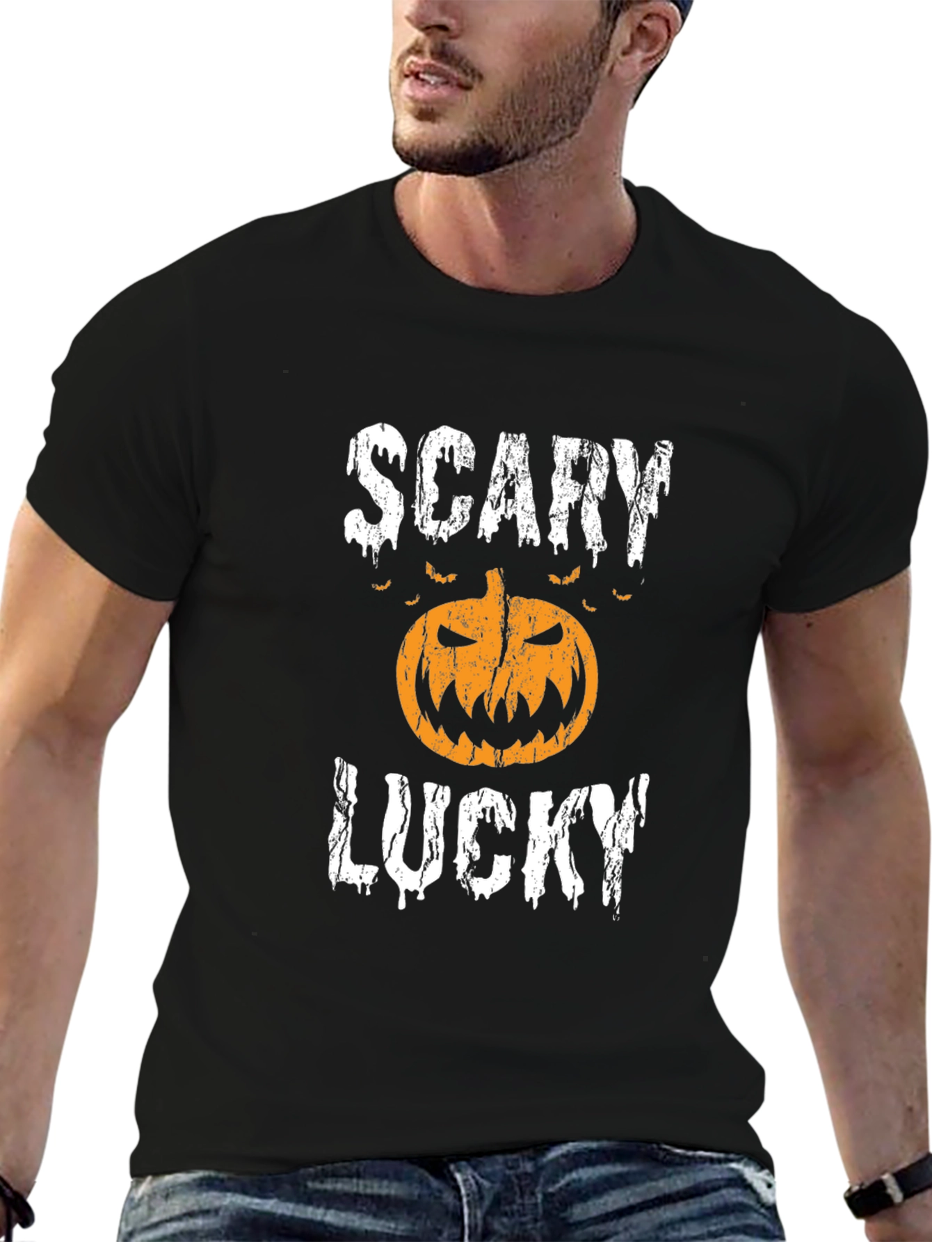 Scary Lucky Halloween Graphic Tee