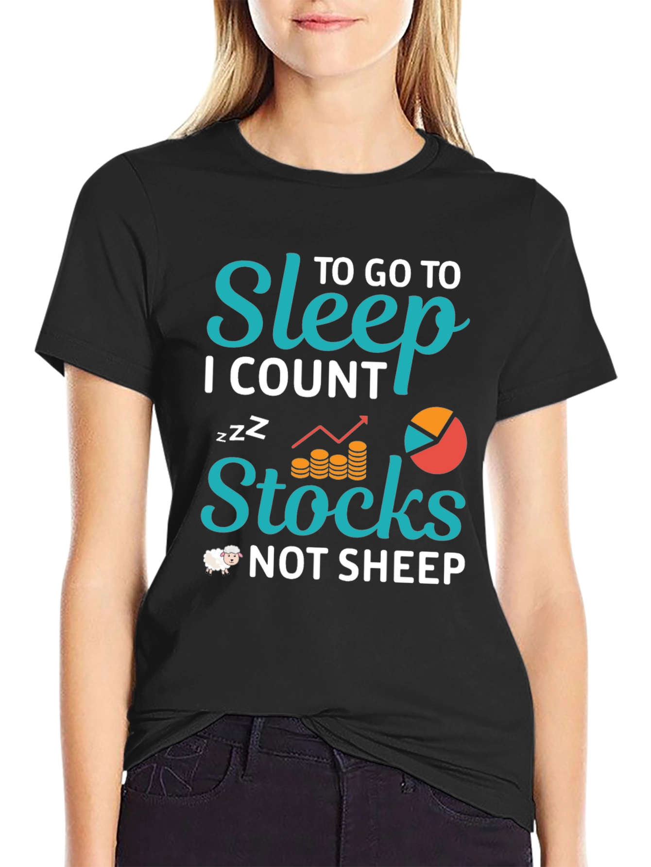 Sleep Stocks T-Shirt - Trader Humor Tee