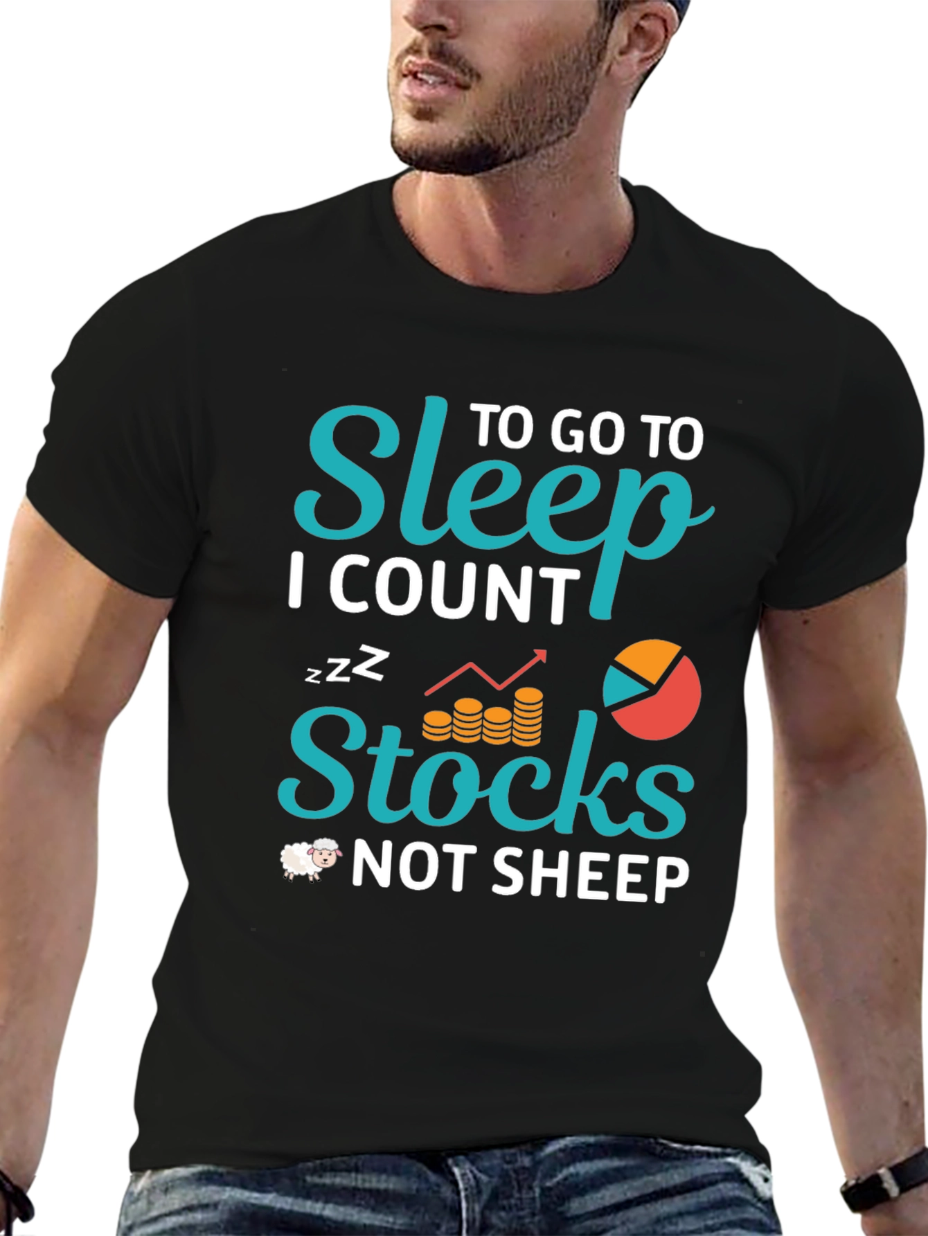 Sleep Stocks T-Shirt - Trader Humor Tee