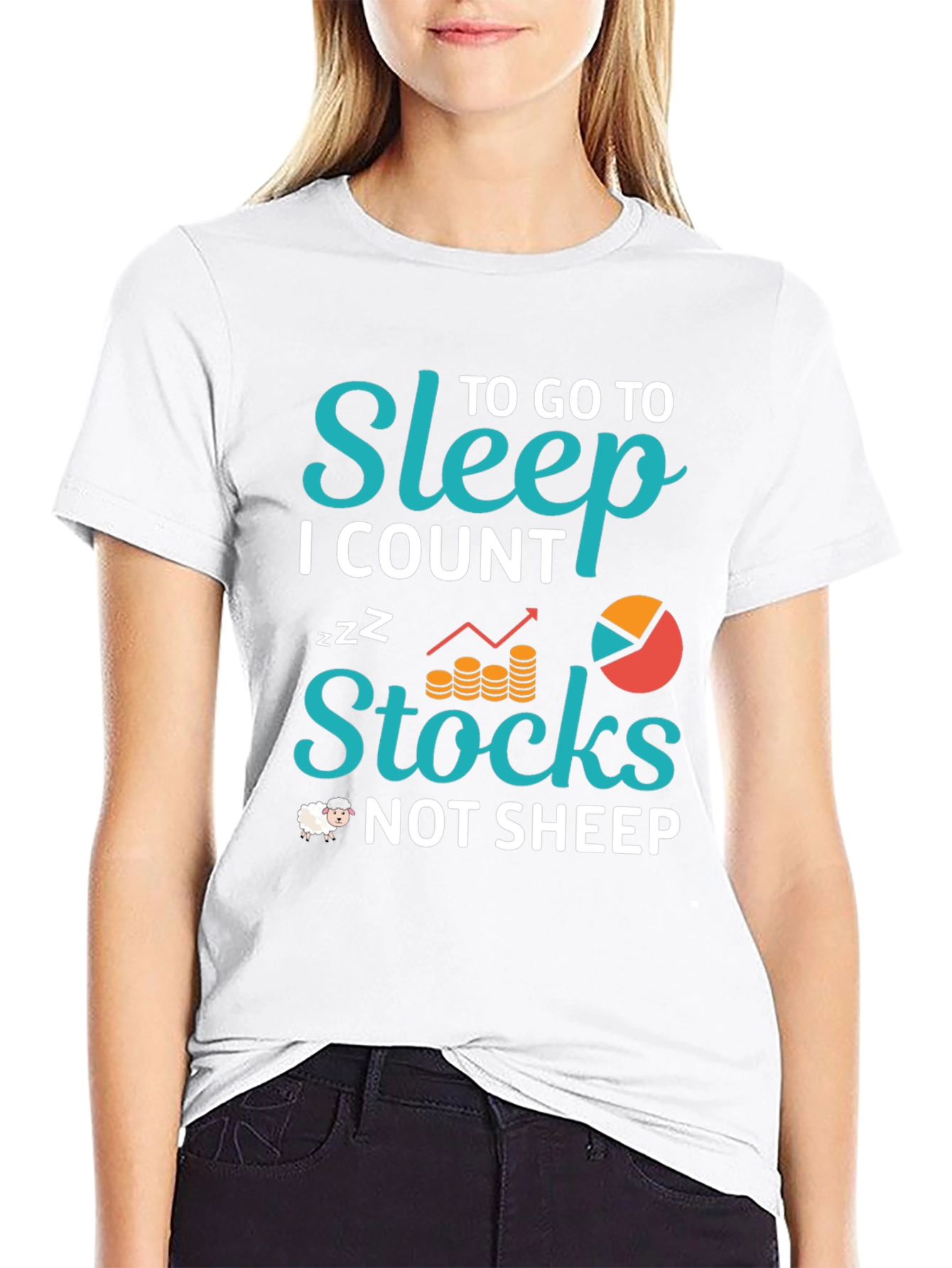 Sleep Stocks T-Shirt - Trader Humor Tee