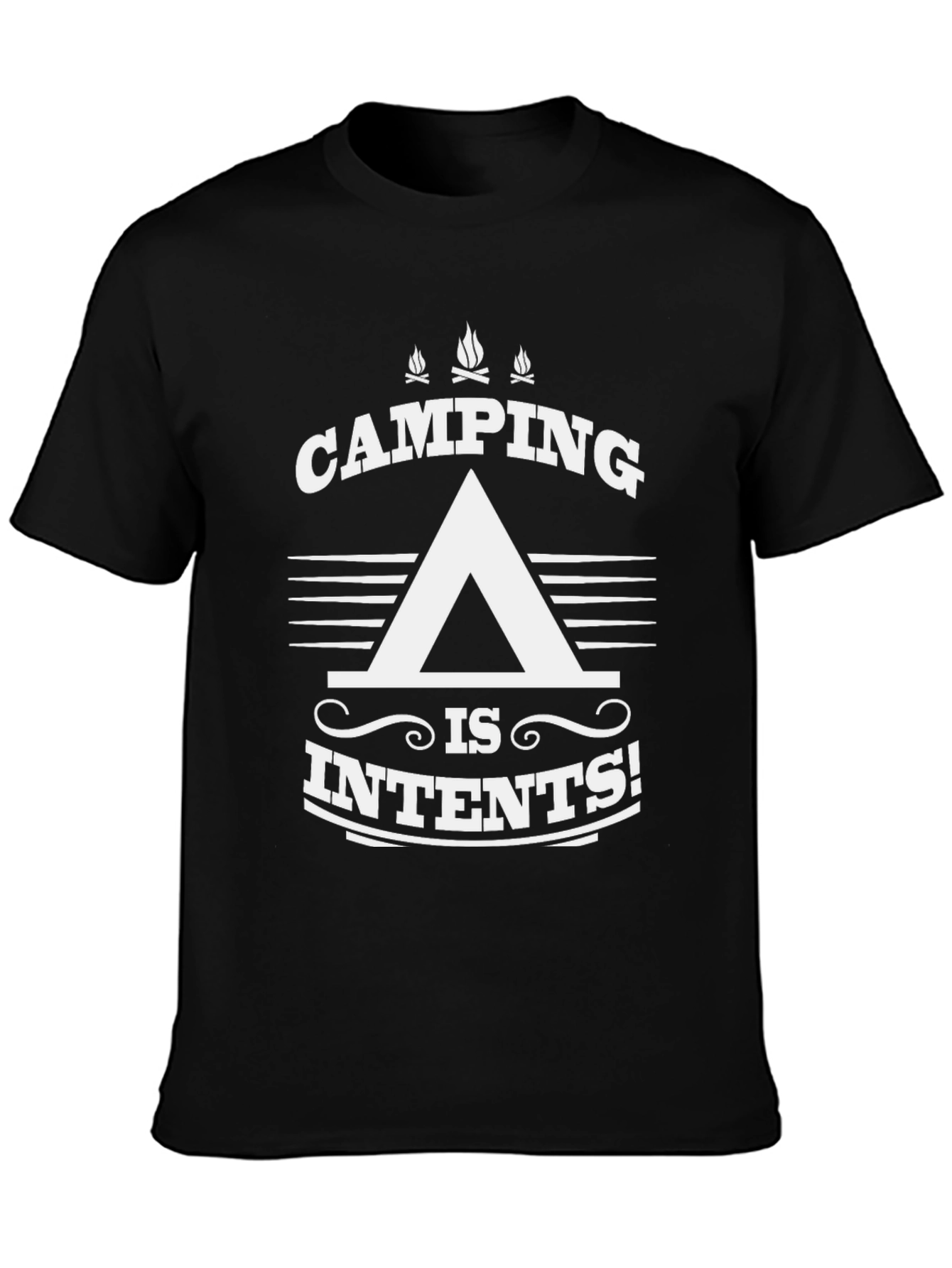 Camping Intent T-Shirt: Outdoor Adventure Tee