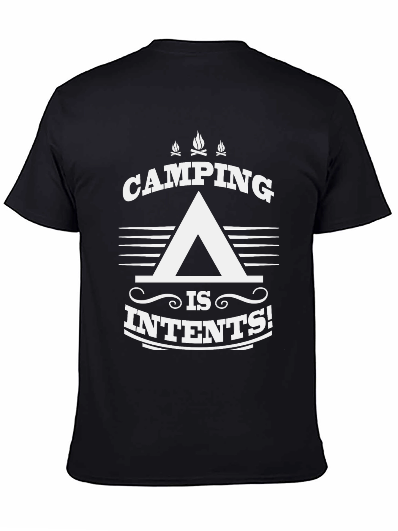 Camping Intent T-Shirt: Outdoor Adventure Tee