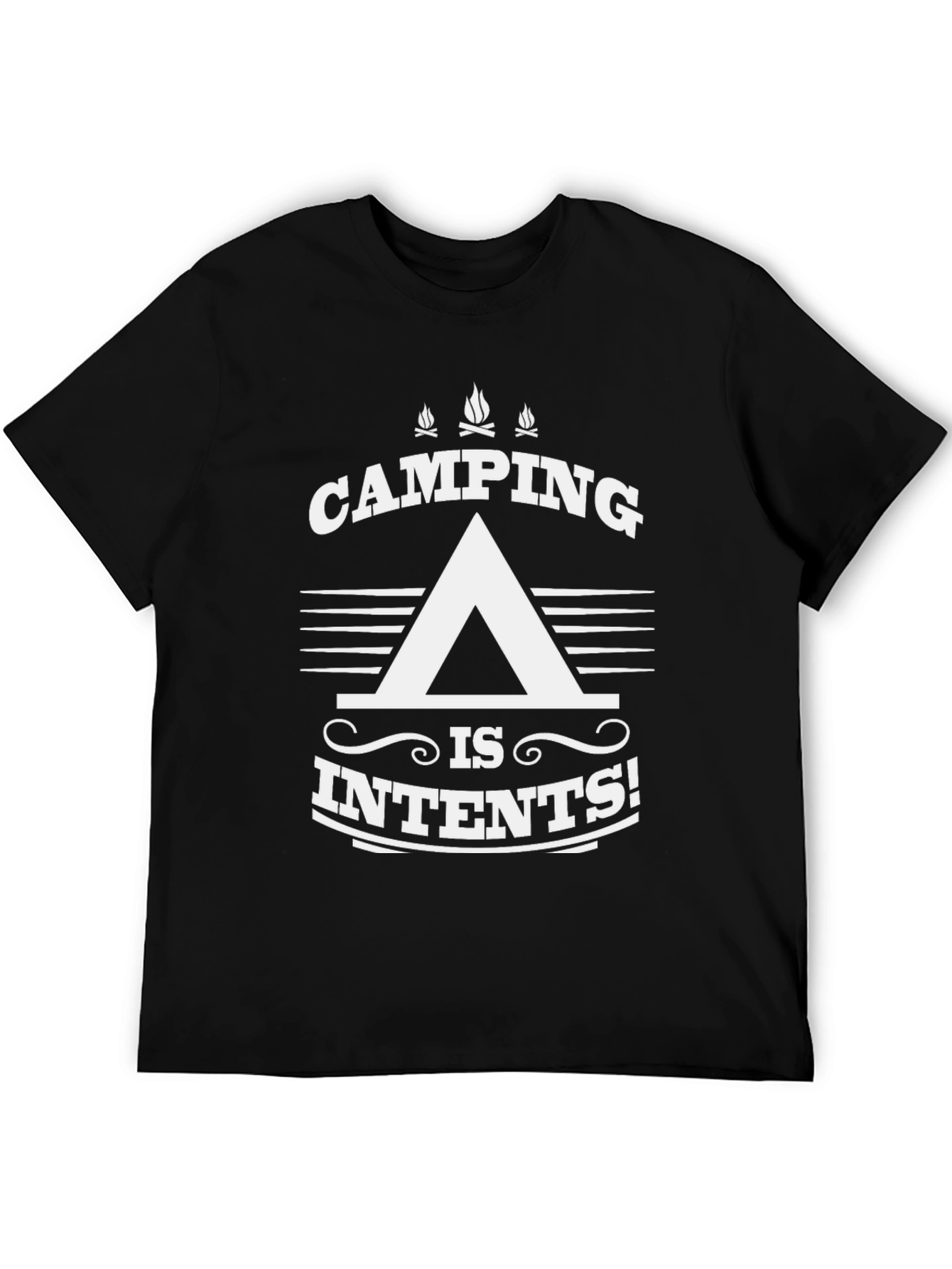 Camping Intent T-Shirt: Outdoor Adventure Tee