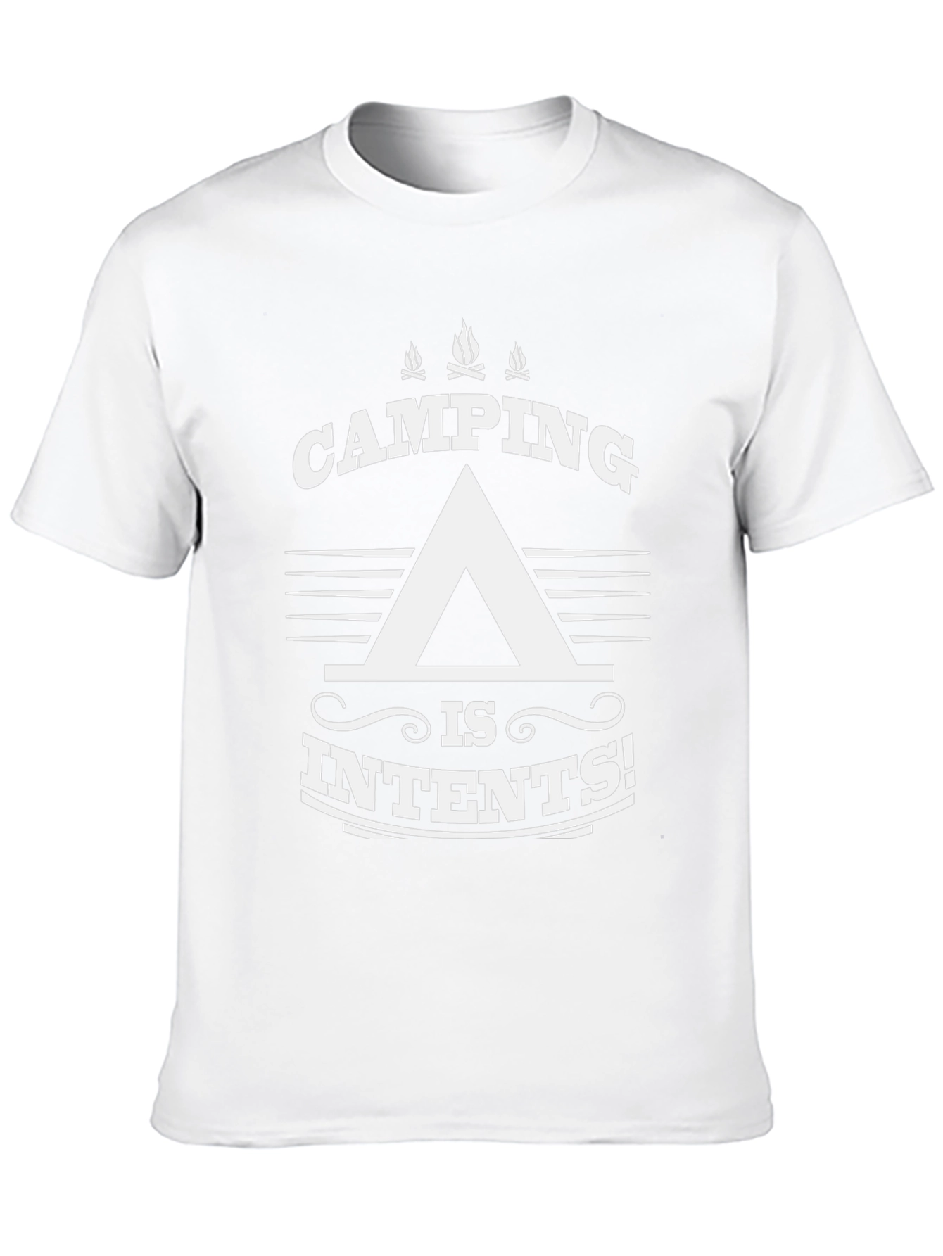 Camping Intent T-Shirt: Outdoor Adventure Tee