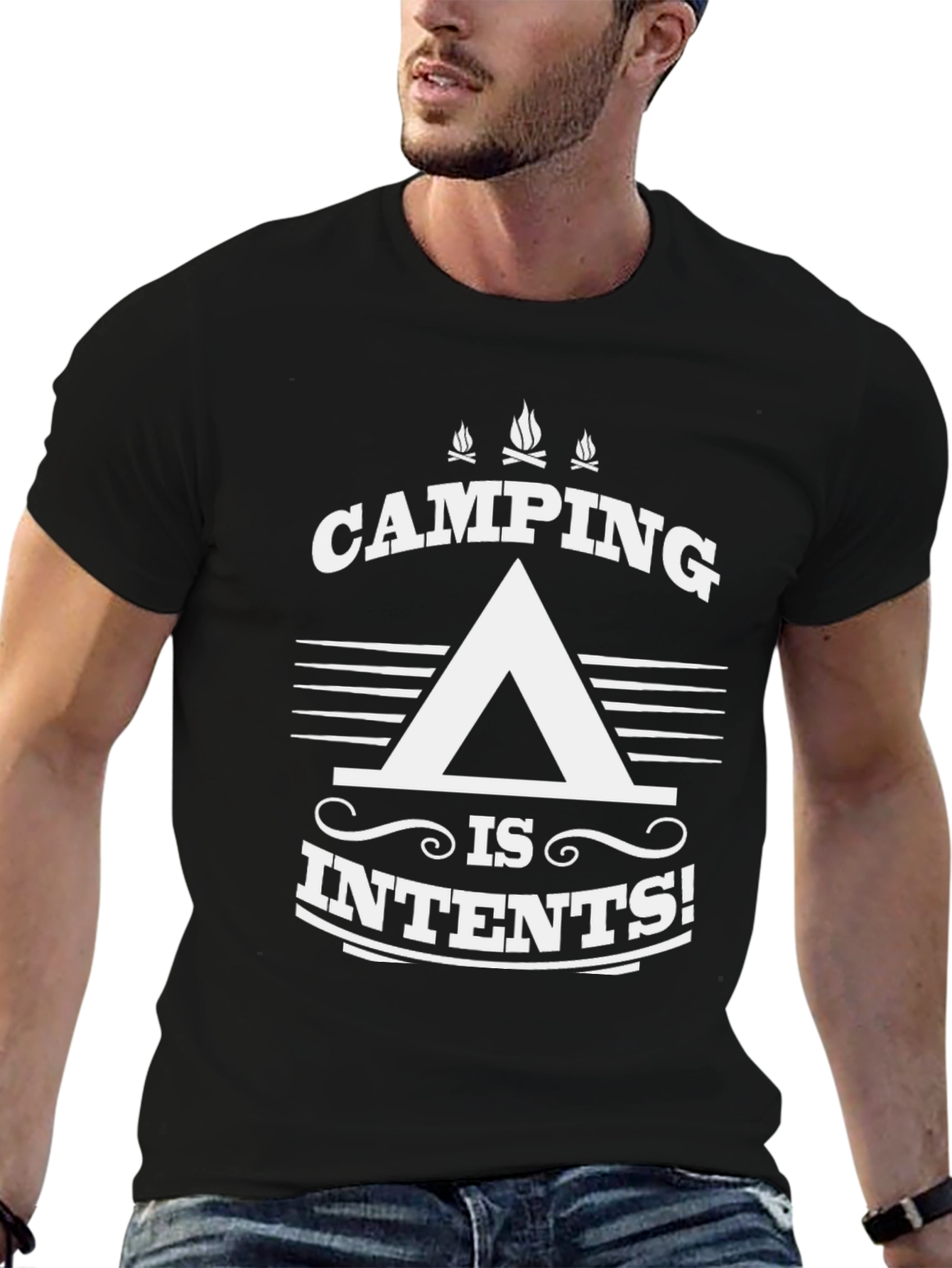 Camping Intent T-Shirt: Outdoor Adventure Tee