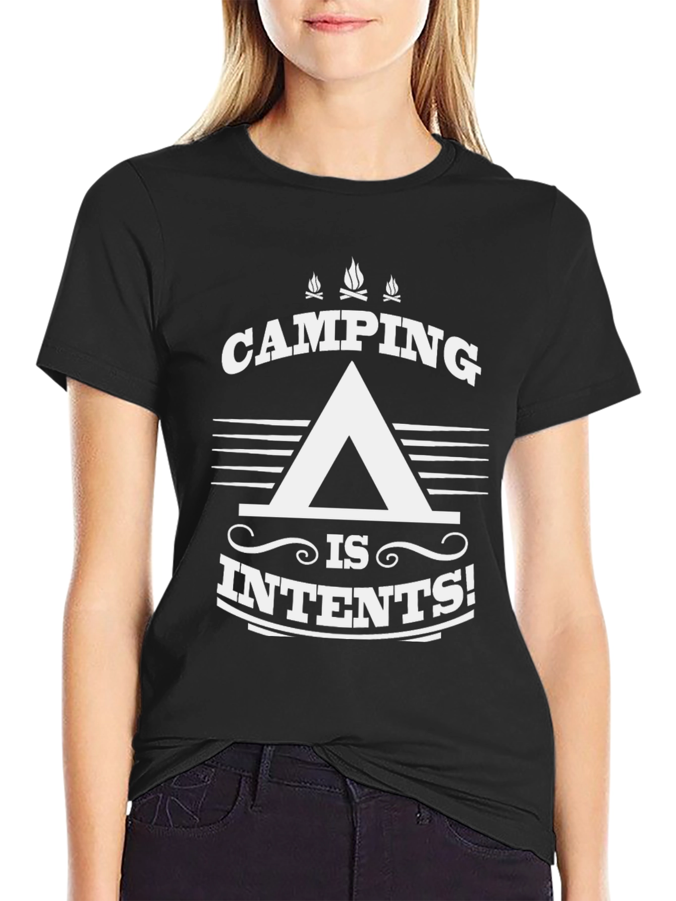 Camping Intent T-Shirt: Outdoor Adventure Tee