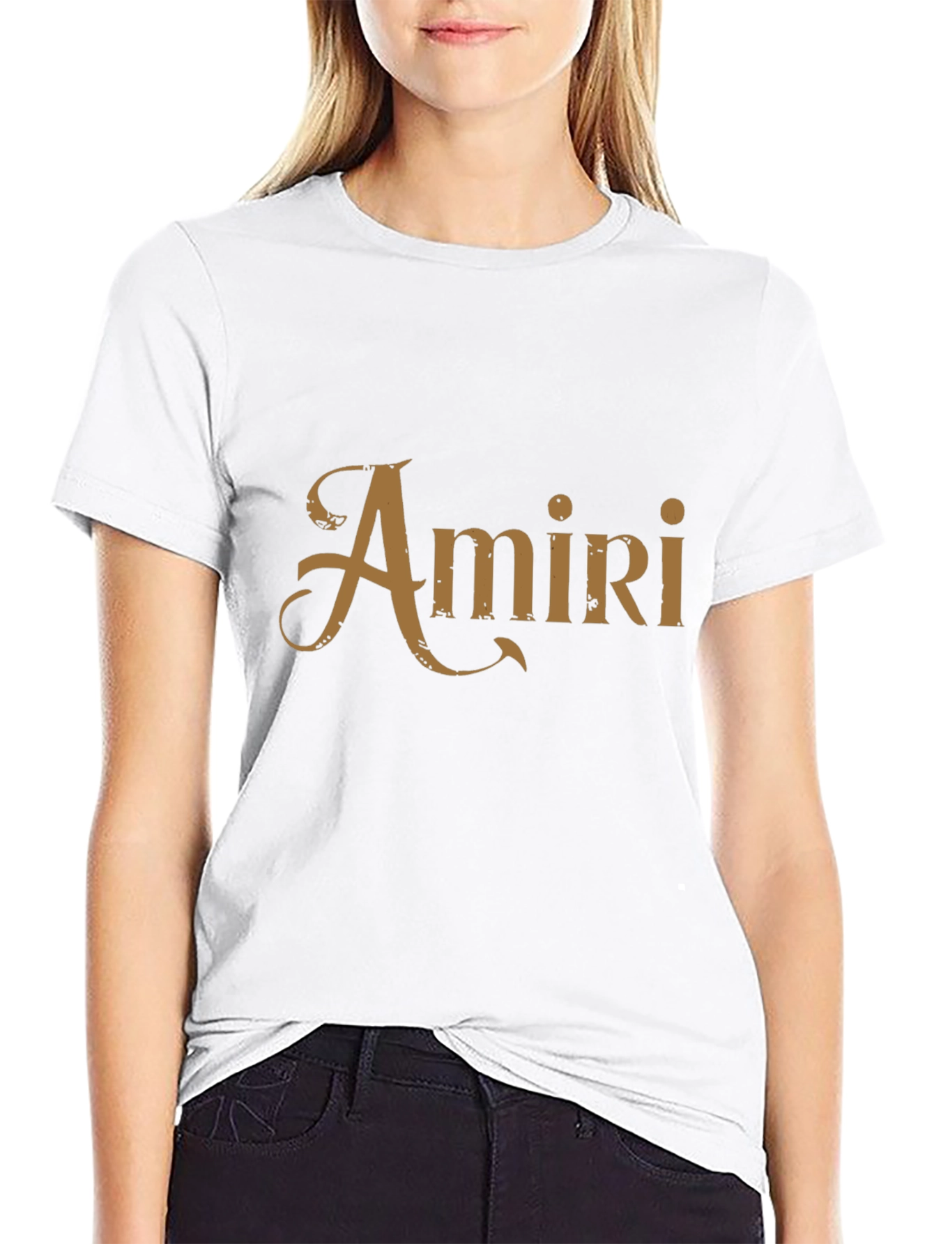 Amiri Graphic Tee - Black Cotton Blend