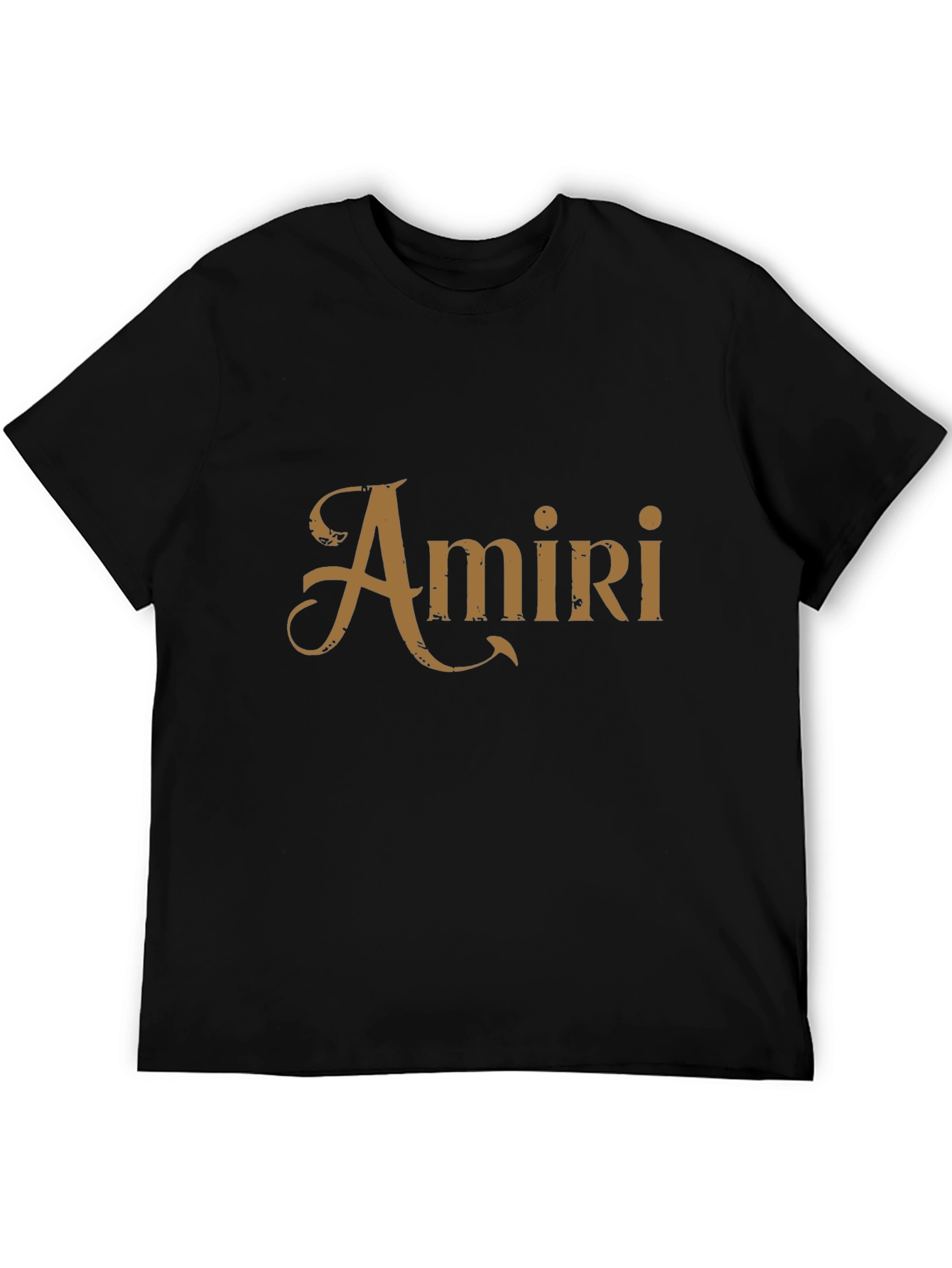 Amiri Graphic Tee - Black Cotton Blend