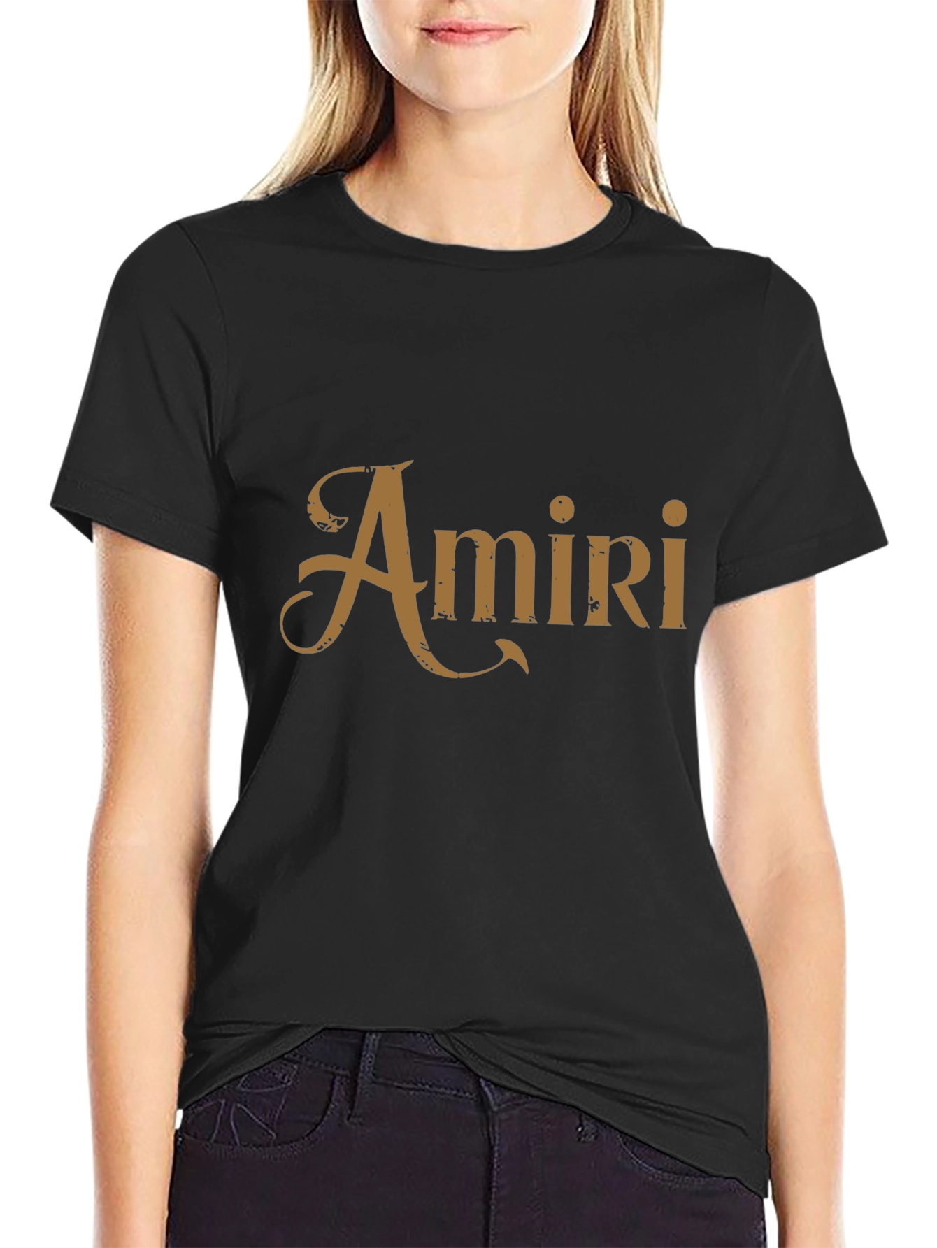 Amiri Graphic Tee - Black Cotton Blend