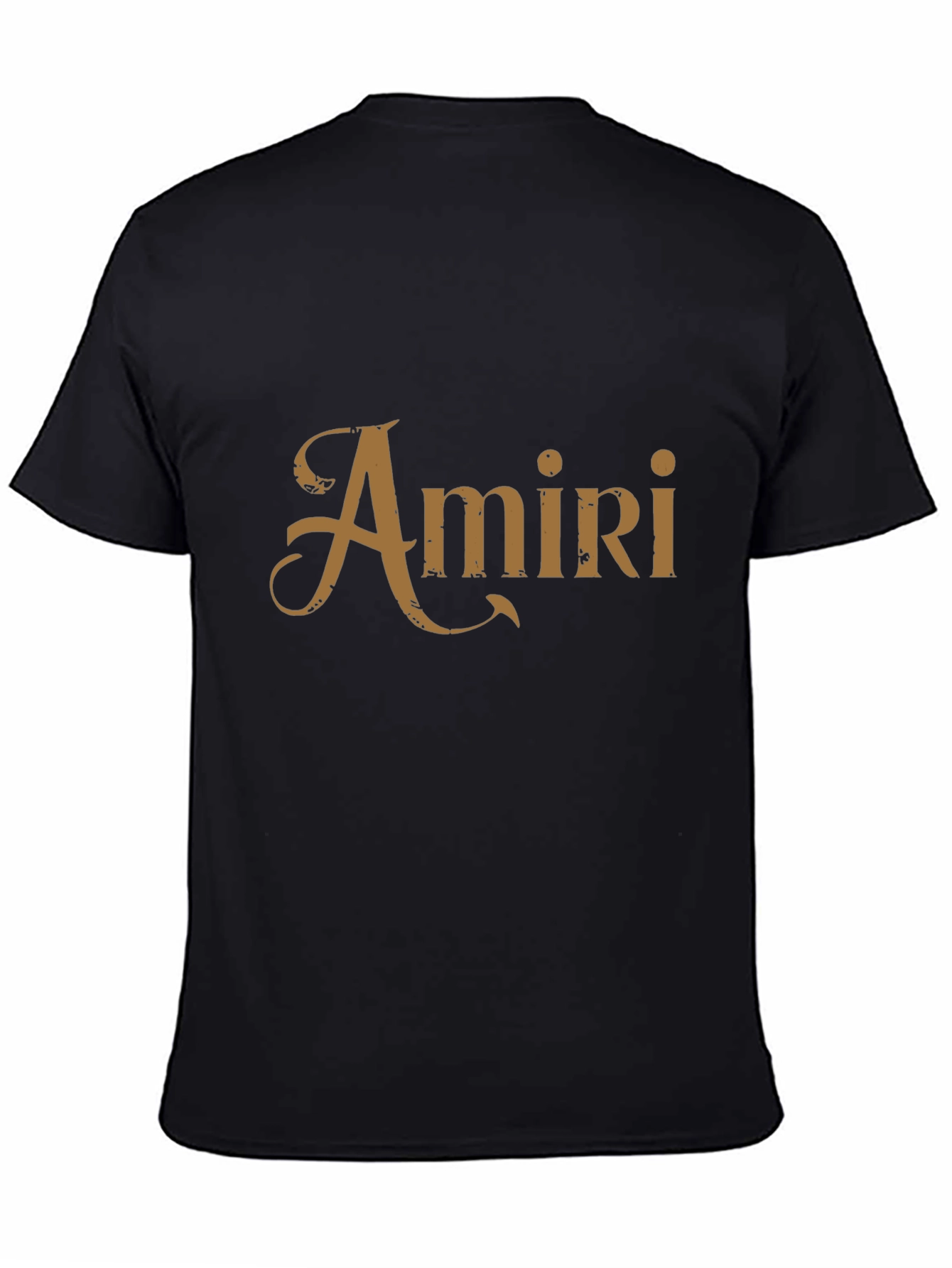 Amiri Graphic Tee - Black Cotton Blend